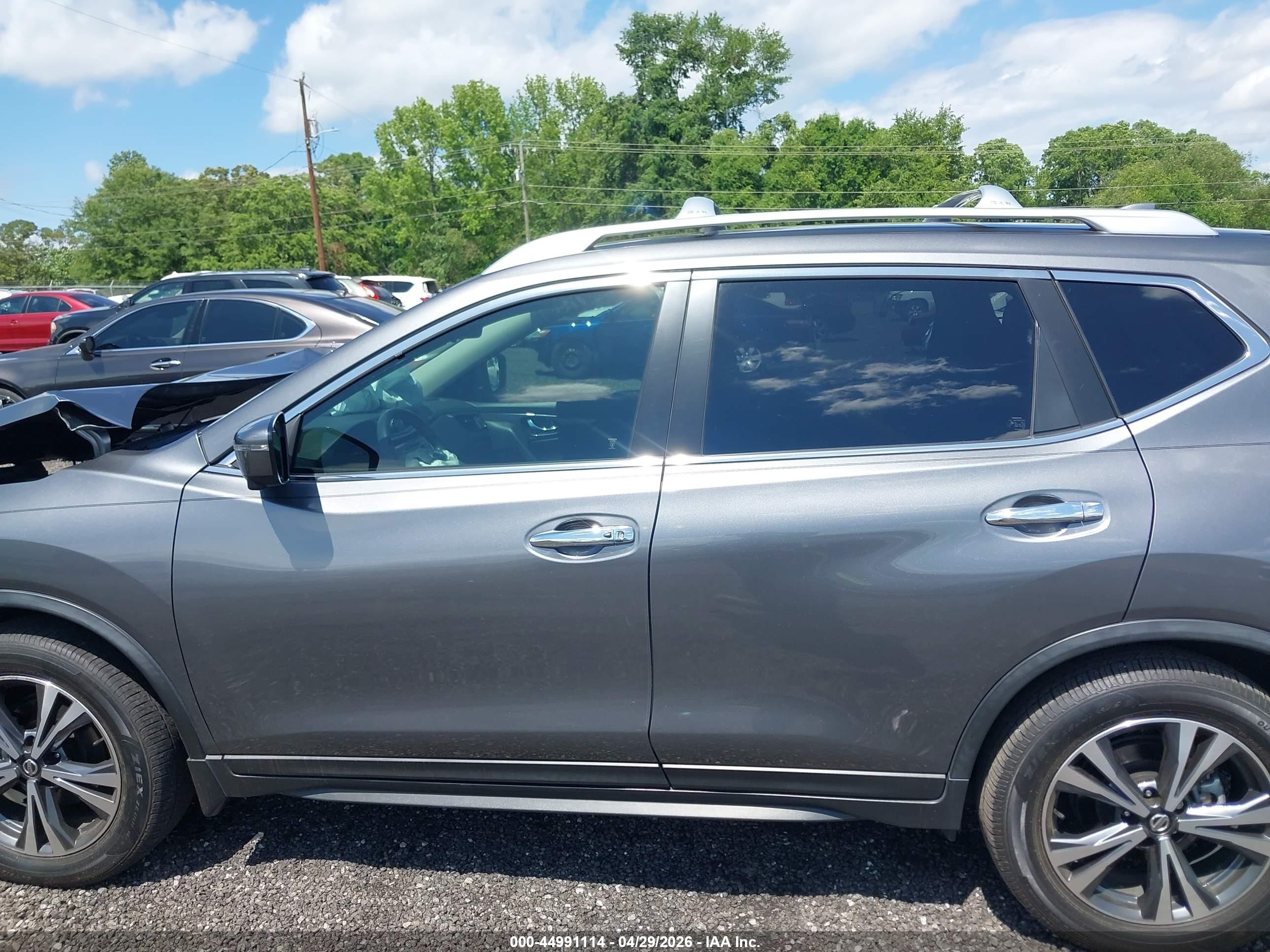 2019 Nissan Rogue Sv Gray vin: JN8AT2MT4KW253175