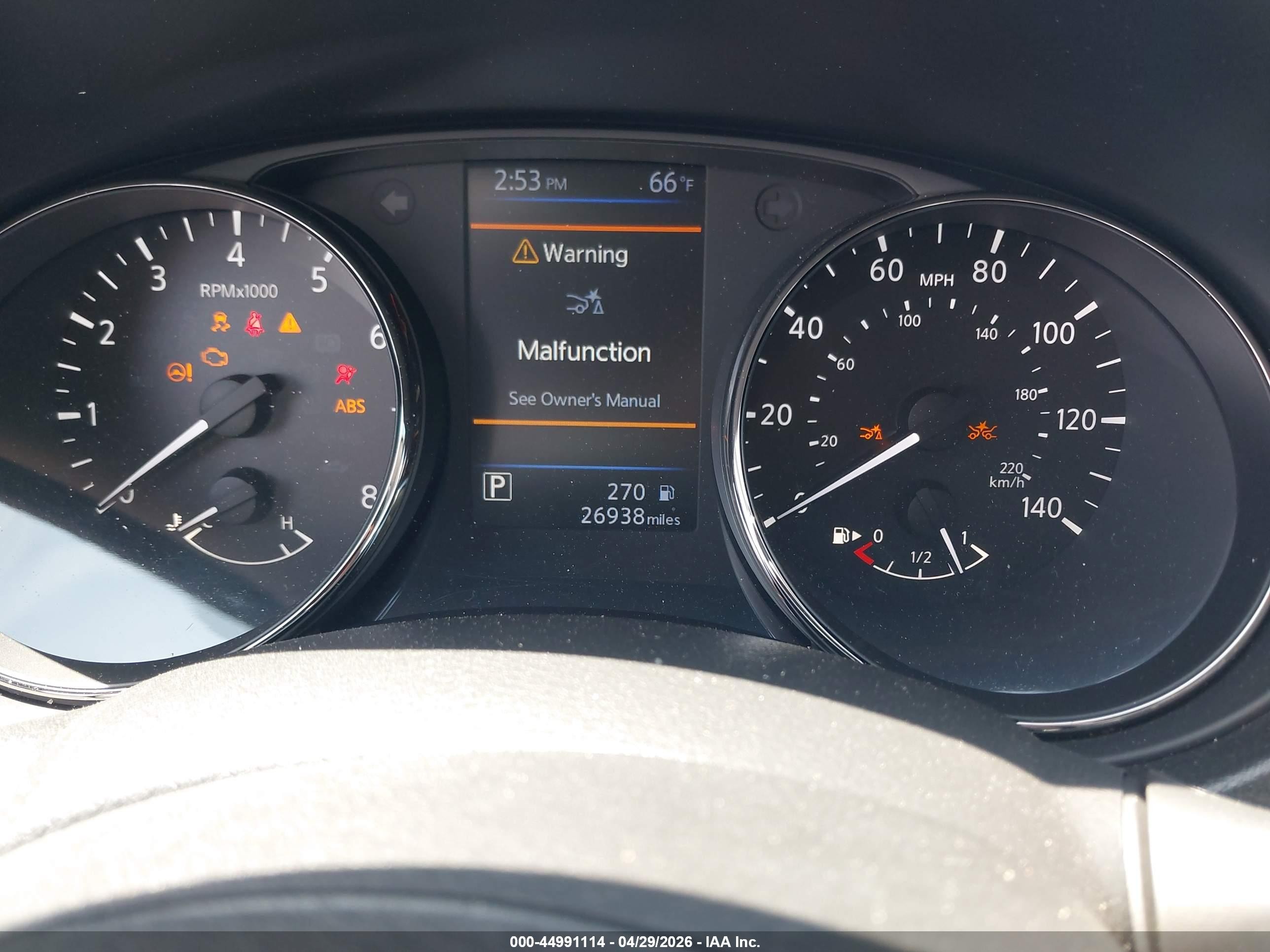 2019 Nissan Rogue Sv Gray vin: JN8AT2MT4KW253175