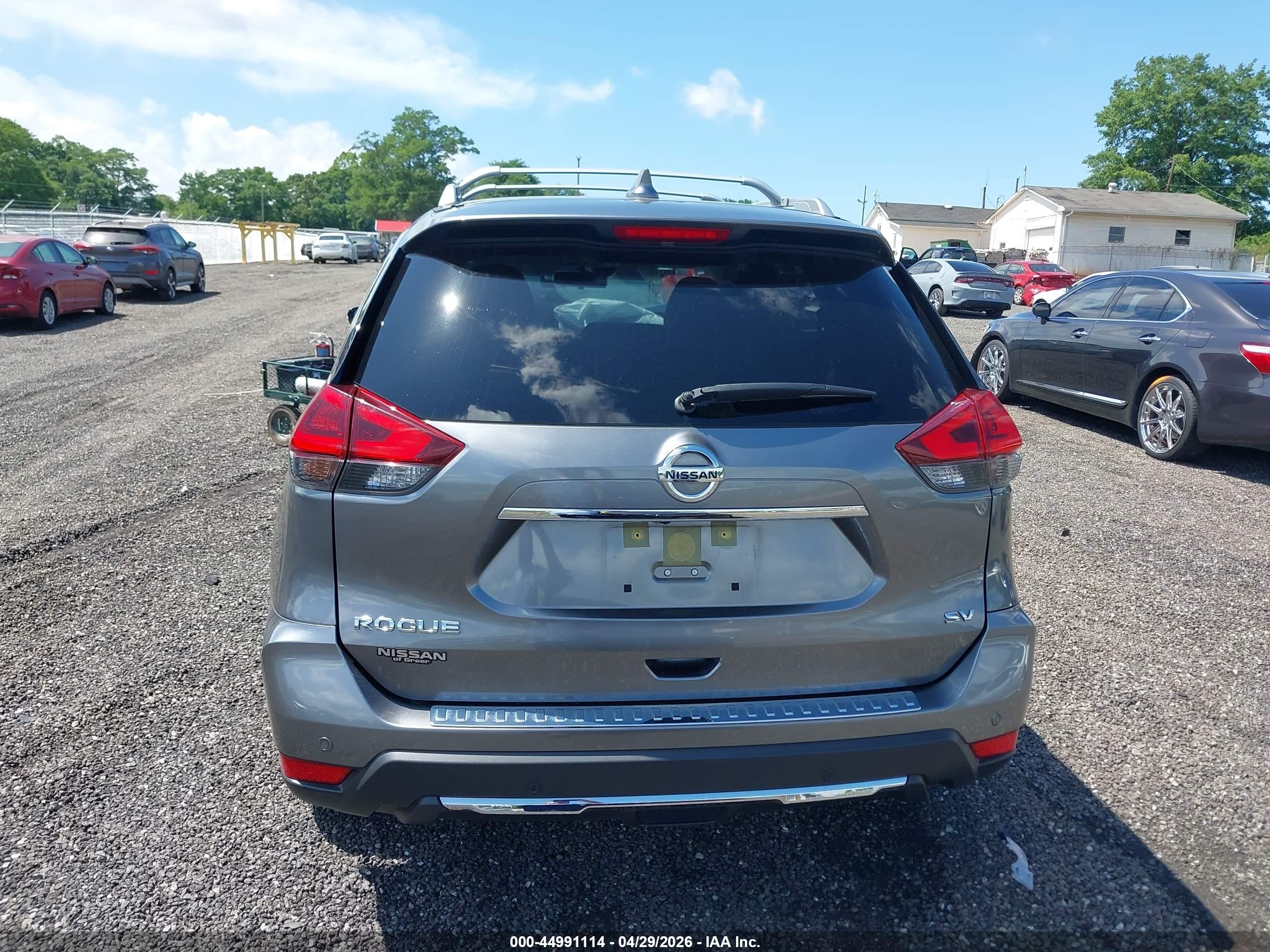 2019 Nissan Rogue Sv Gray vin: JN8AT2MT4KW253175