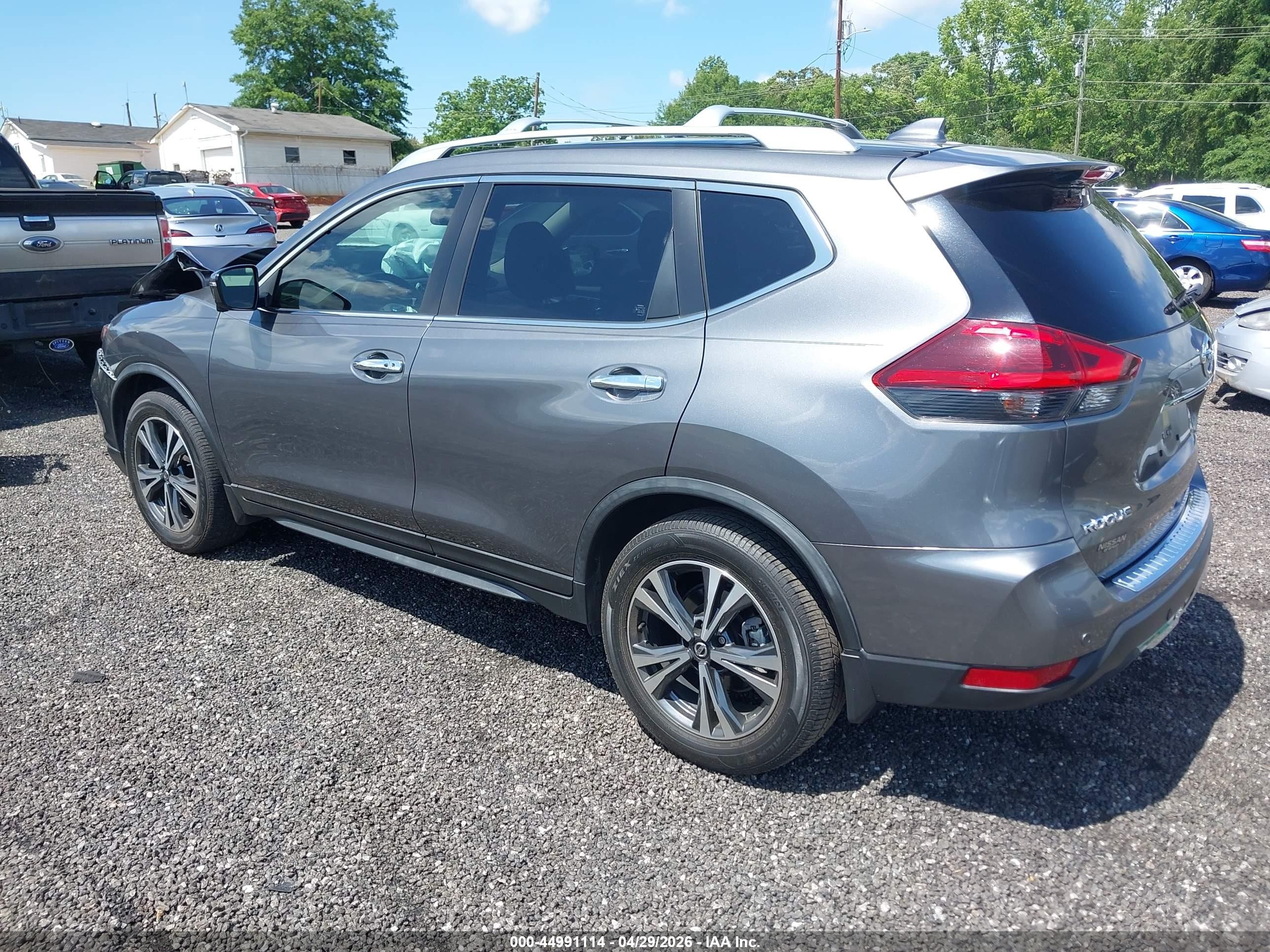2019 Nissan Rogue Sv Gray vin: JN8AT2MT4KW253175
