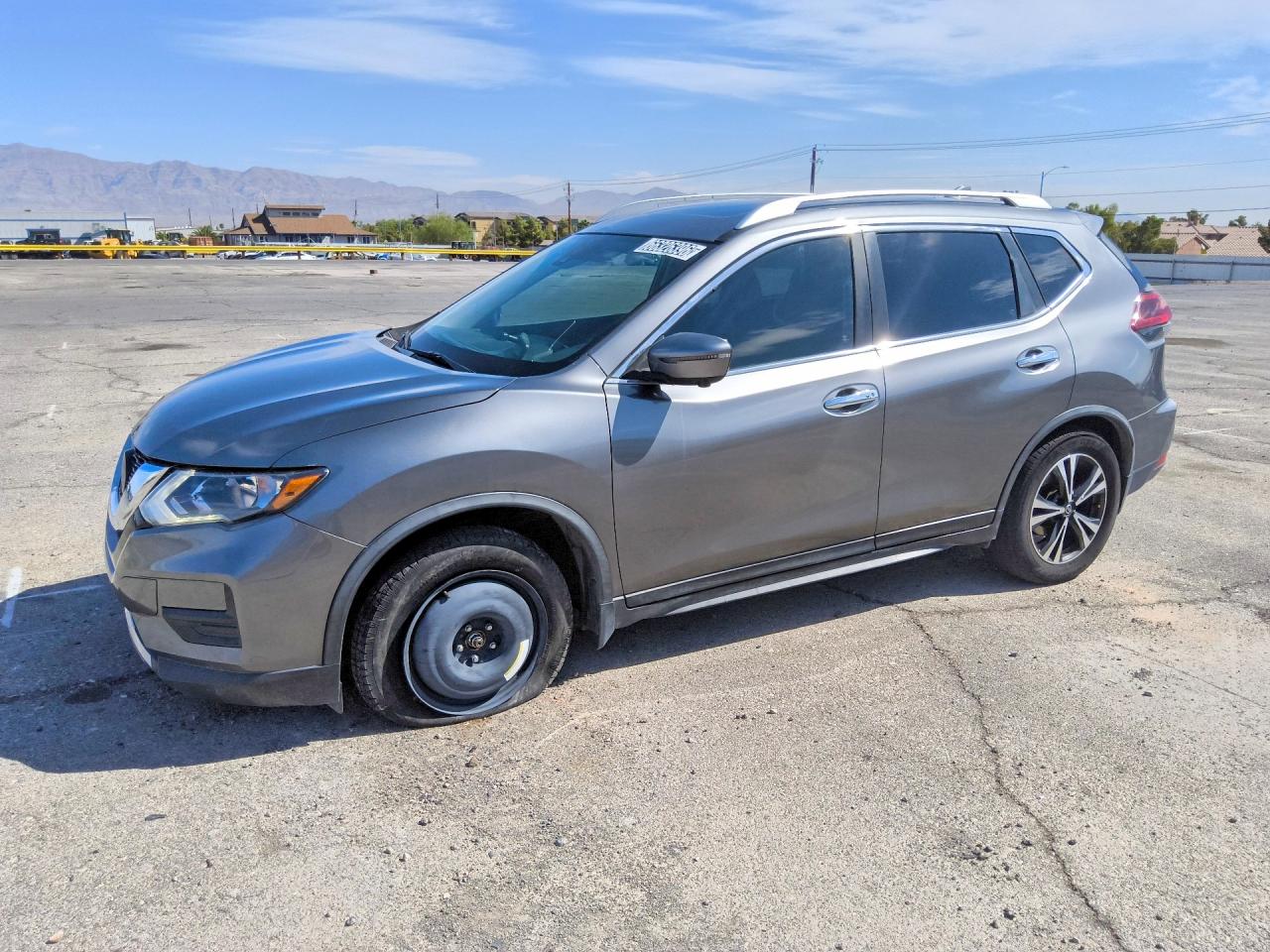 2019 Nissan Rogue Sv Gray vin: JN8AT2MT4KW261602