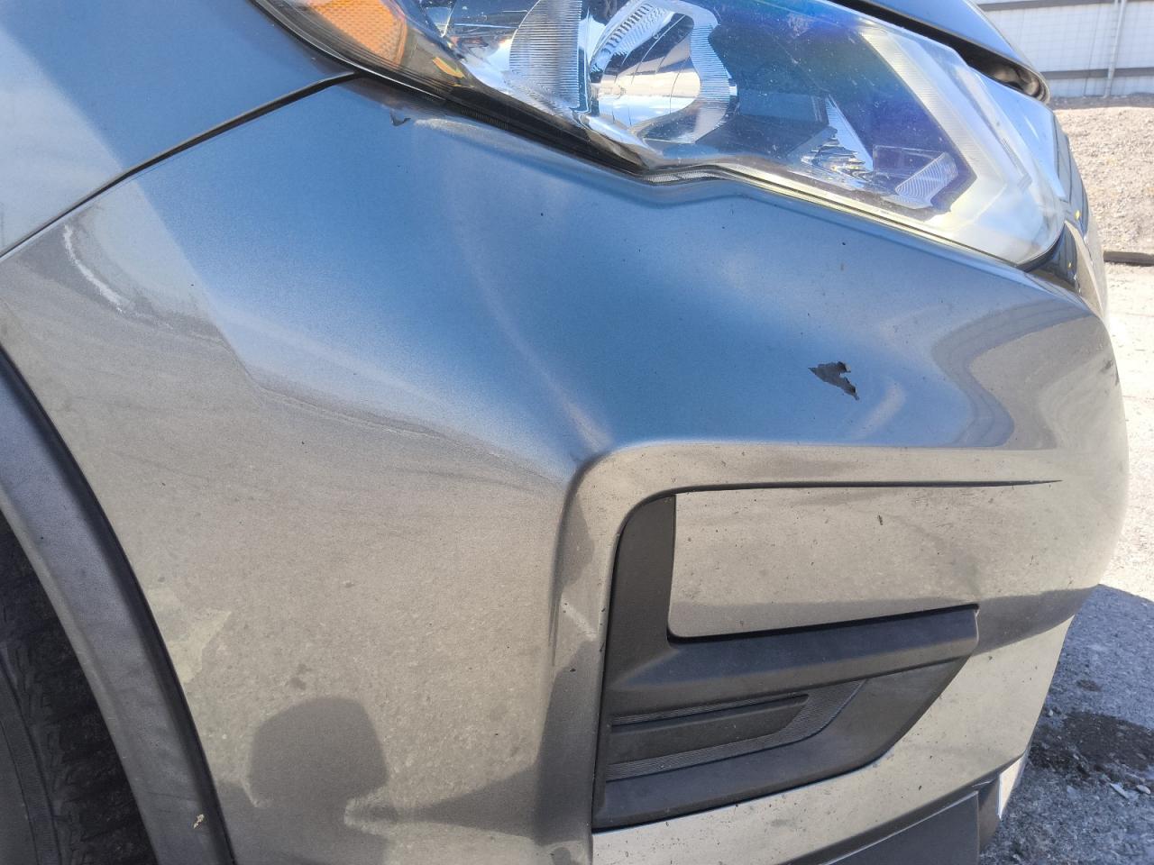 2019 Nissan Rogue Sv Gray vin: JN8AT2MT4KW261602 Damage: Front Bumper, Multiple Scratches Heavy, 3