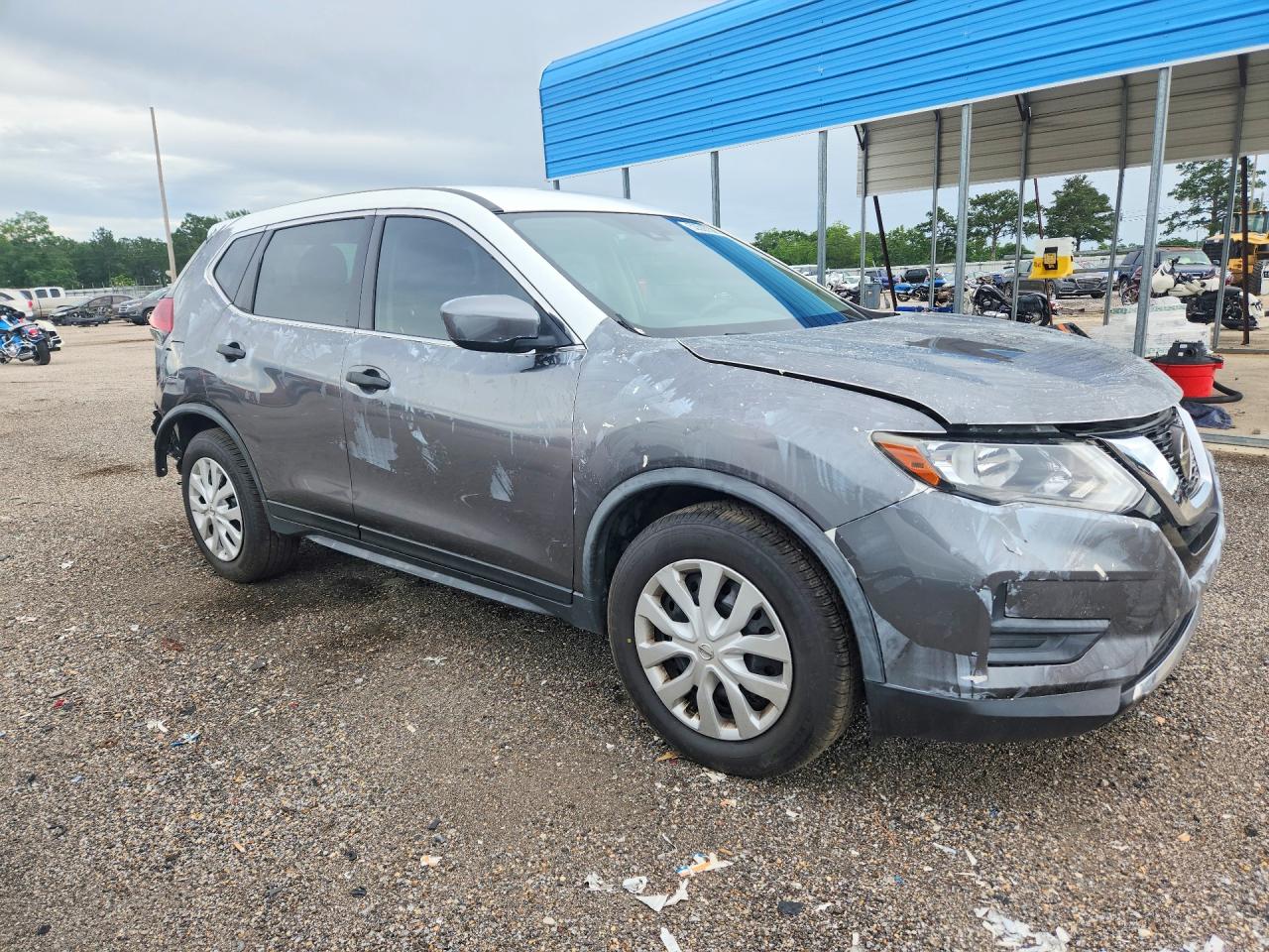 2020 Nissan Rogue S White vin: JN8AT2MT4LW030930