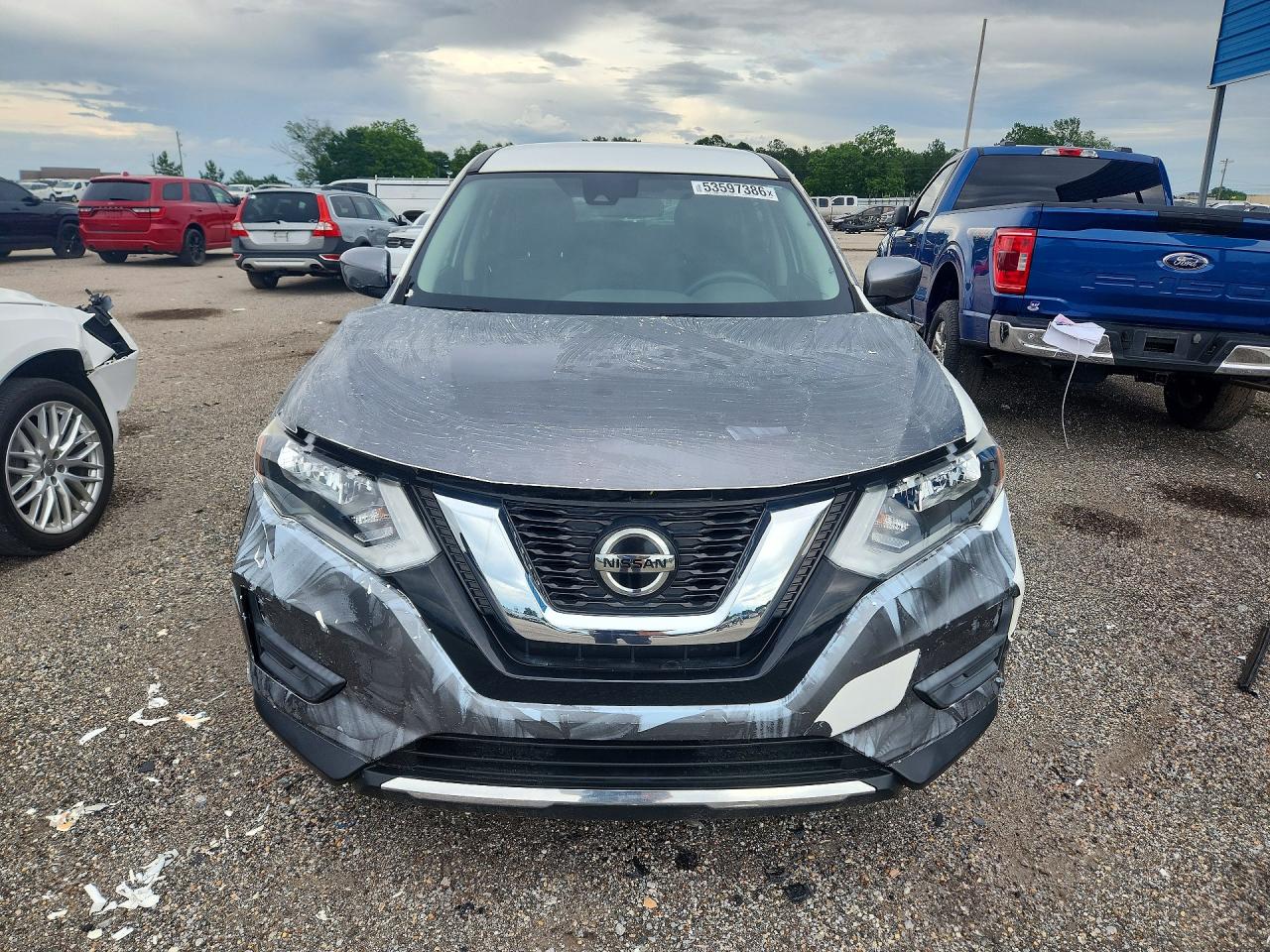 2020 Nissan Rogue S White vin: JN8AT2MT4LW030930