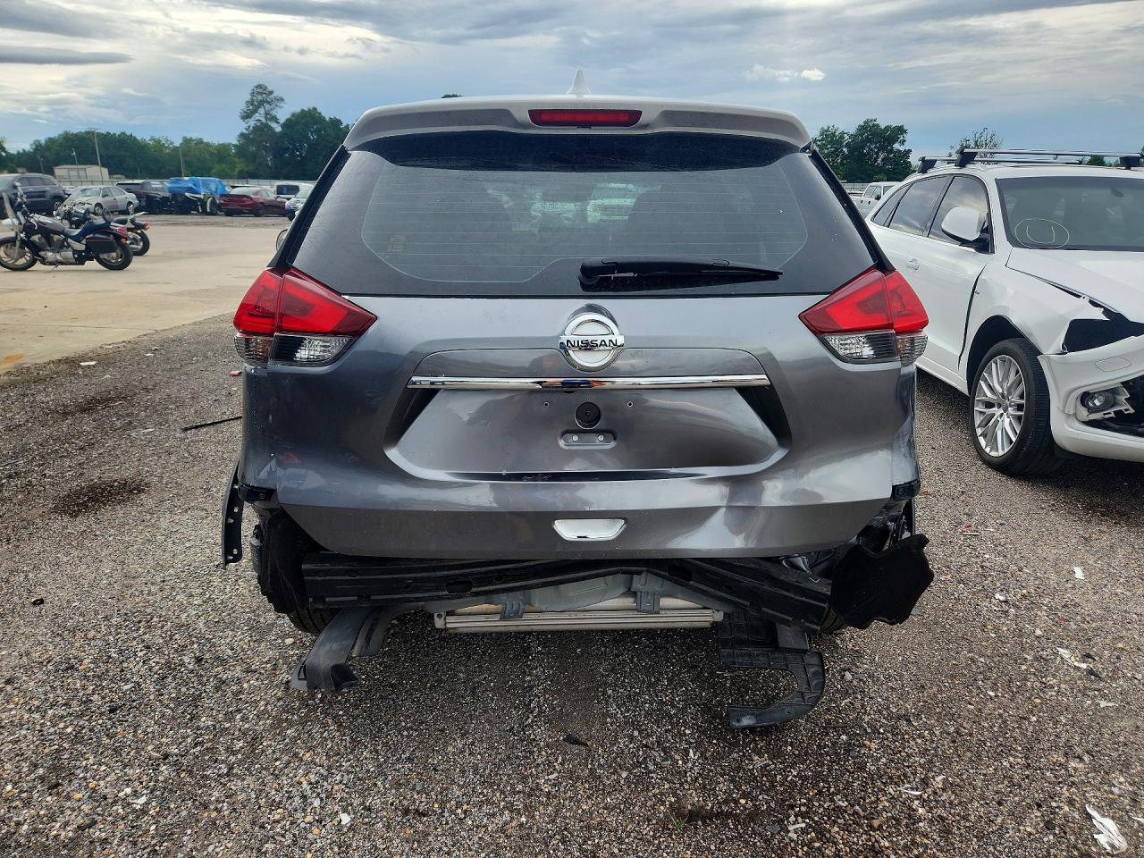 2020 Nissan Rogue S White vin: JN8AT2MT4LW030930
