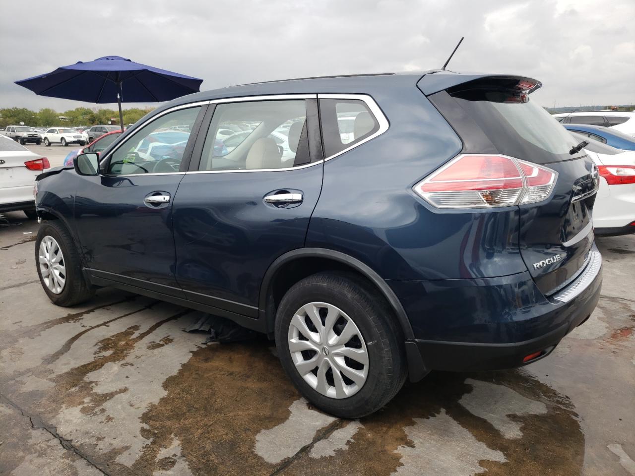2016 Nissan Rogue S Blue vin: JN8AT2MT5GW029338