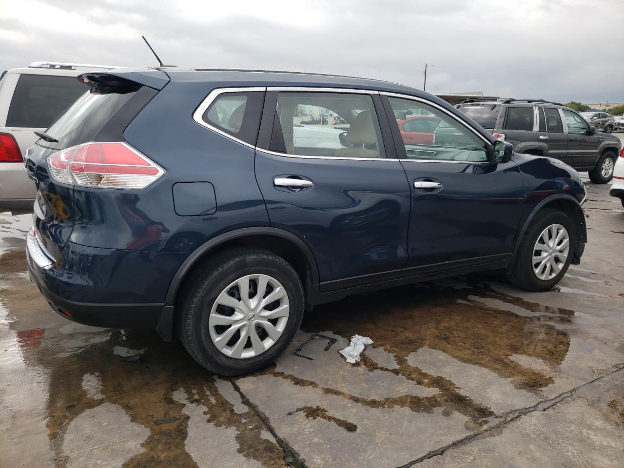 2016 Nissan Rogue S Blue vin: JN8AT2MT5GW029338