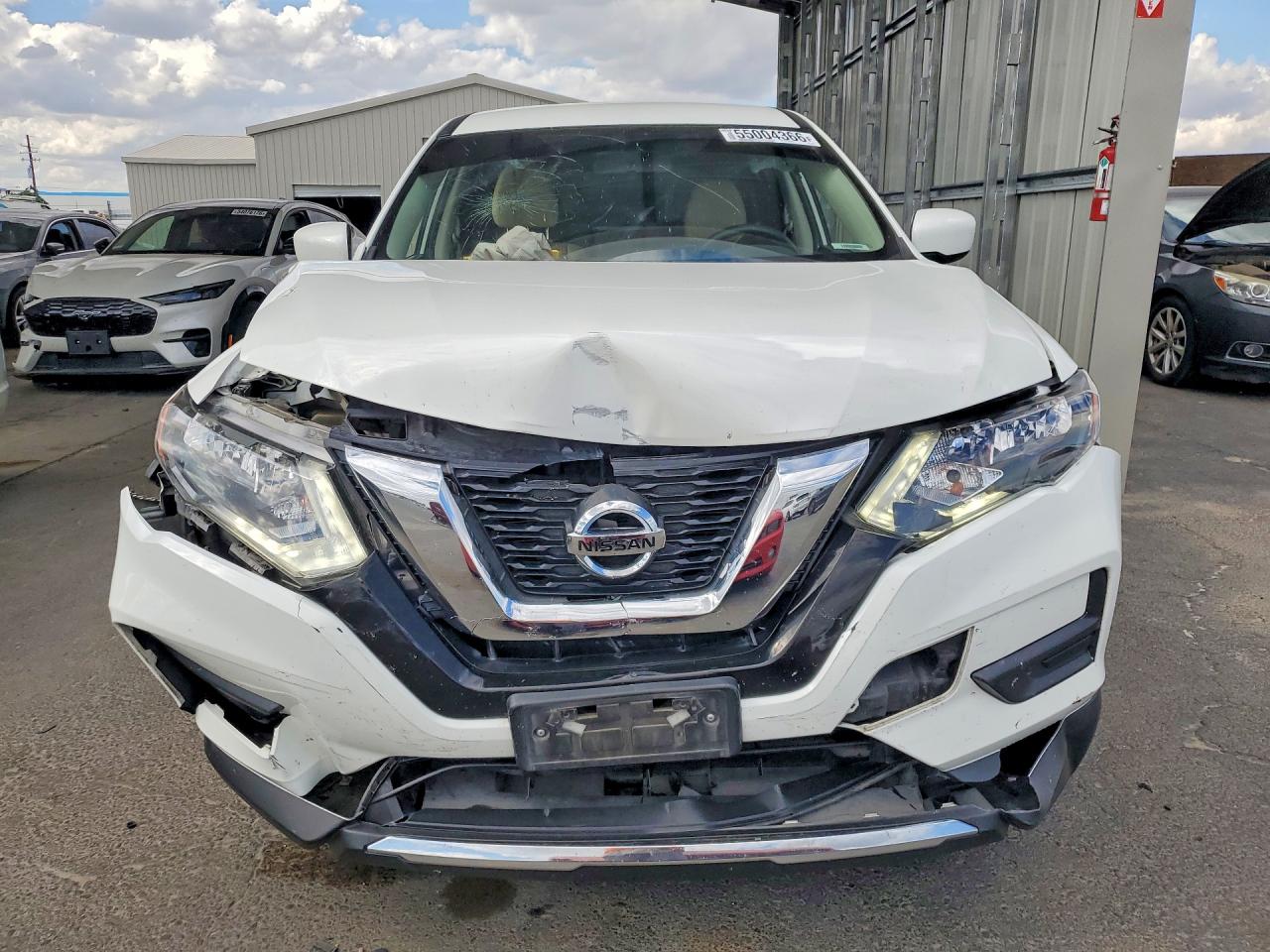 2017 Nissan Rogue S White vin: JN8AT2MT5HW138206