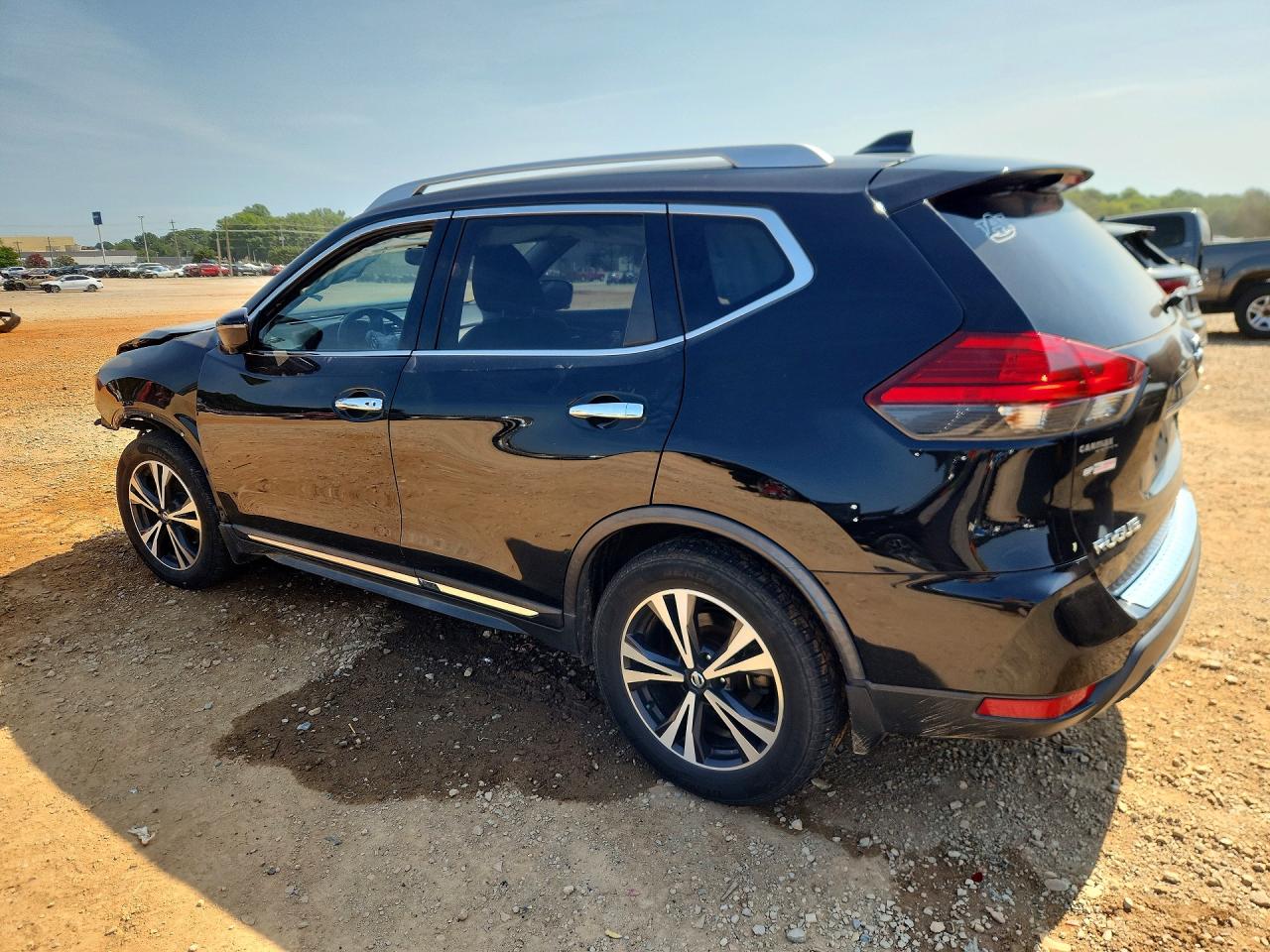 2017 Nissan Rogue Sl Black vin: JN8AT2MT5HW142837