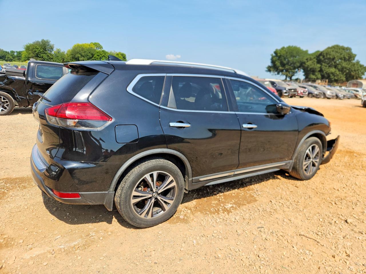 2017 Nissan Rogue Sl Black vin: JN8AT2MT5HW142837