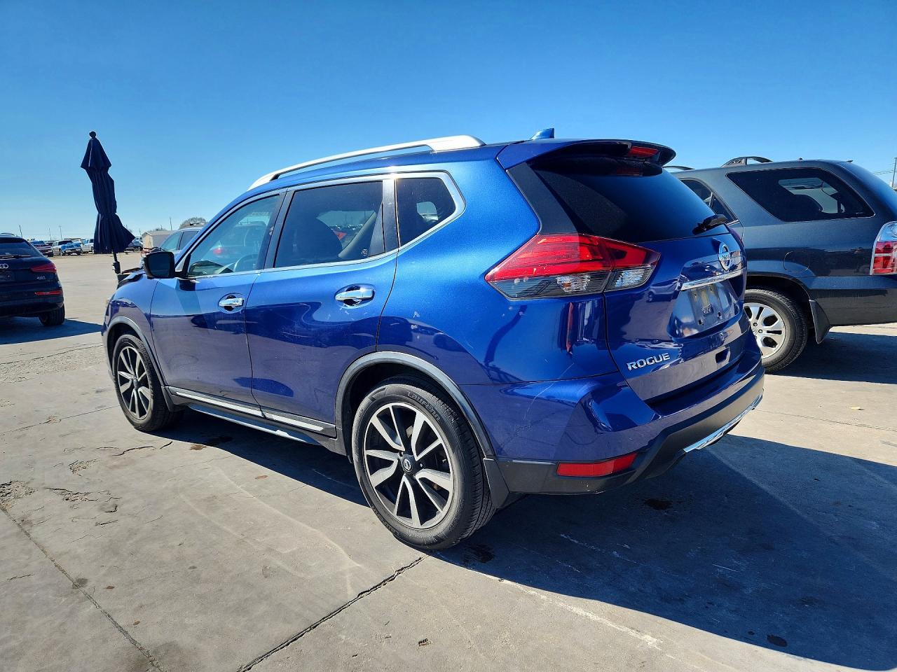 2017 Niss Rogue Sl Синий vin: JN8AT2MT5HW154423