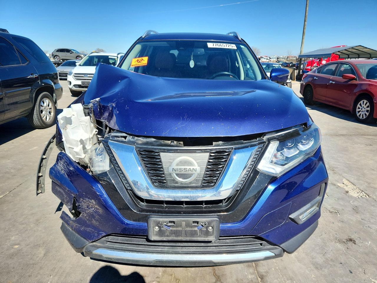 2017 Niss Rogue Sl Синий vin: JN8AT2MT5HW154423