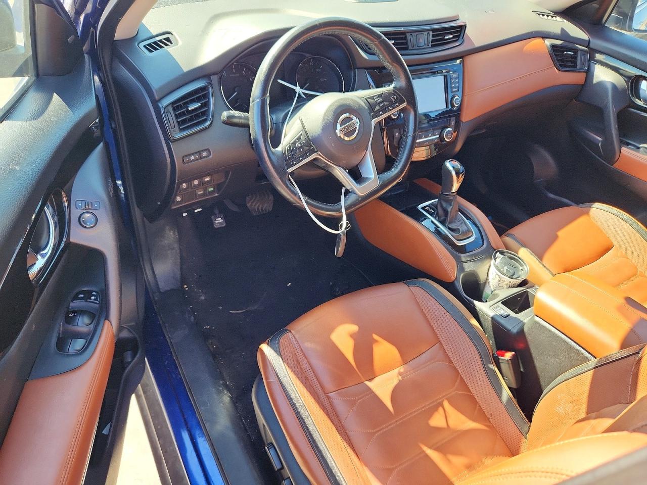 2017 Niss Rogue Sl Синий vin: JN8AT2MT5HW154423