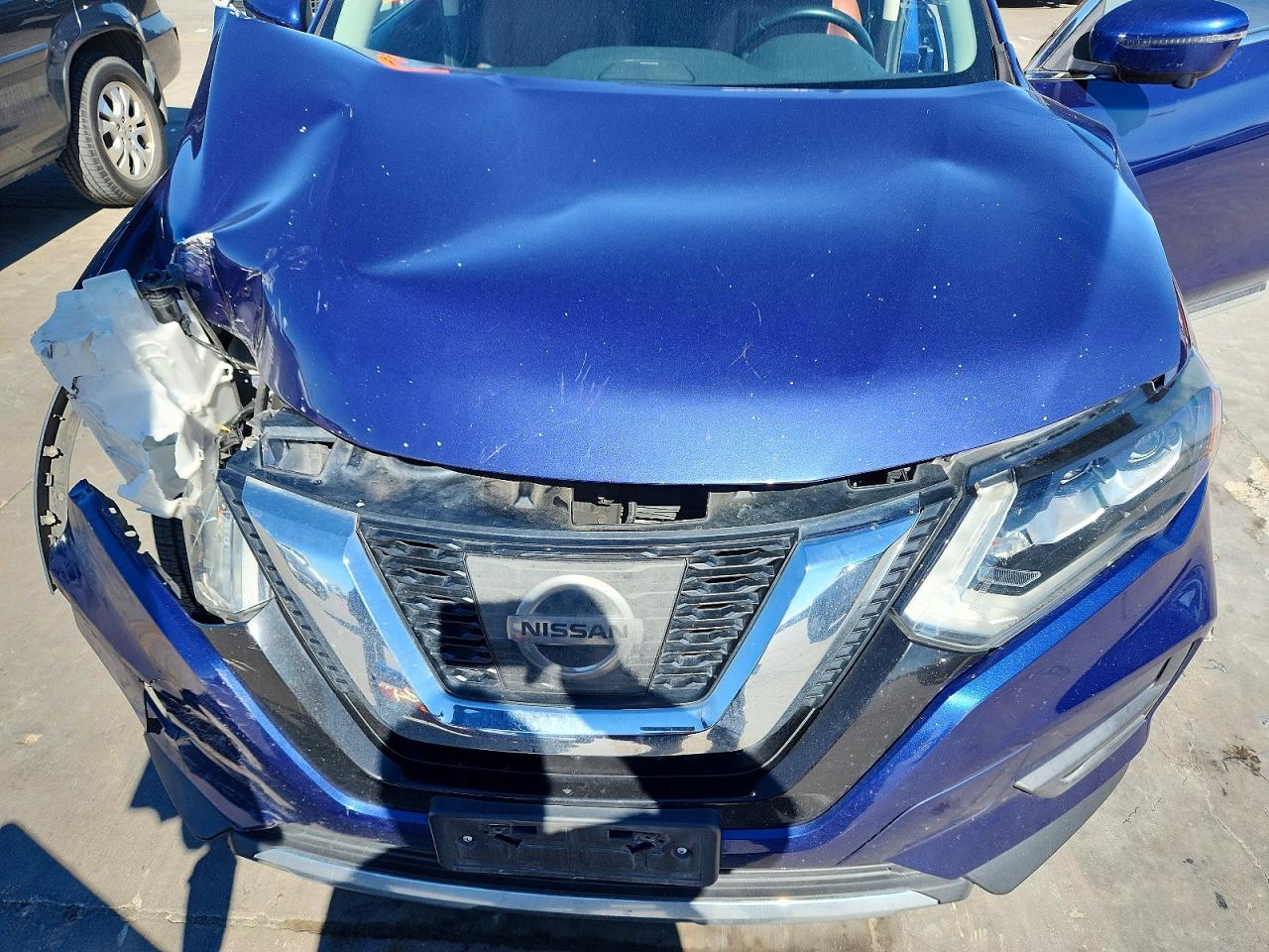 2017 Niss Rogue Sl Синий vin: JN8AT2MT5HW154423