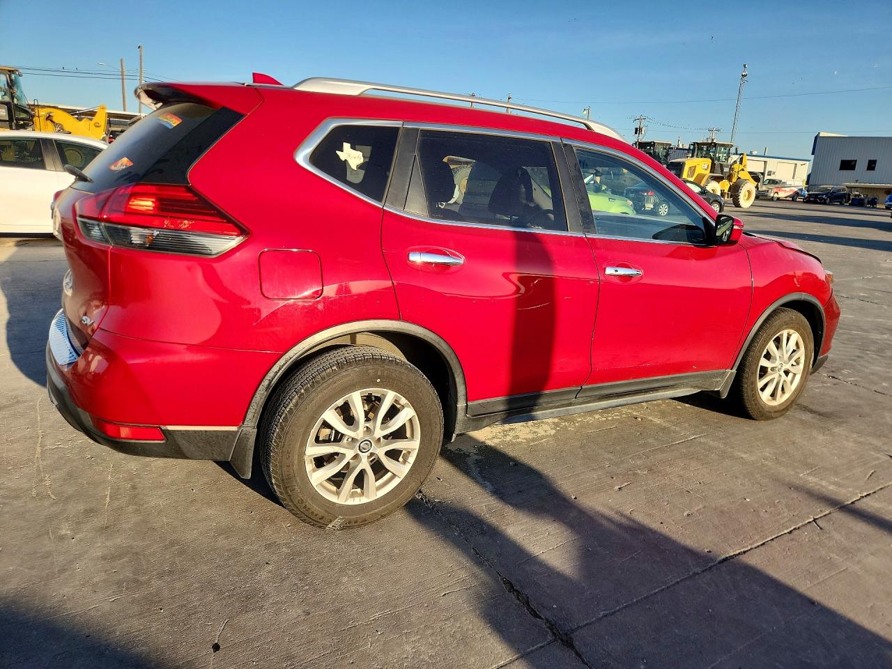 2017 Nissan Rogue Sv Red vin: JN8AT2MT5HW386035