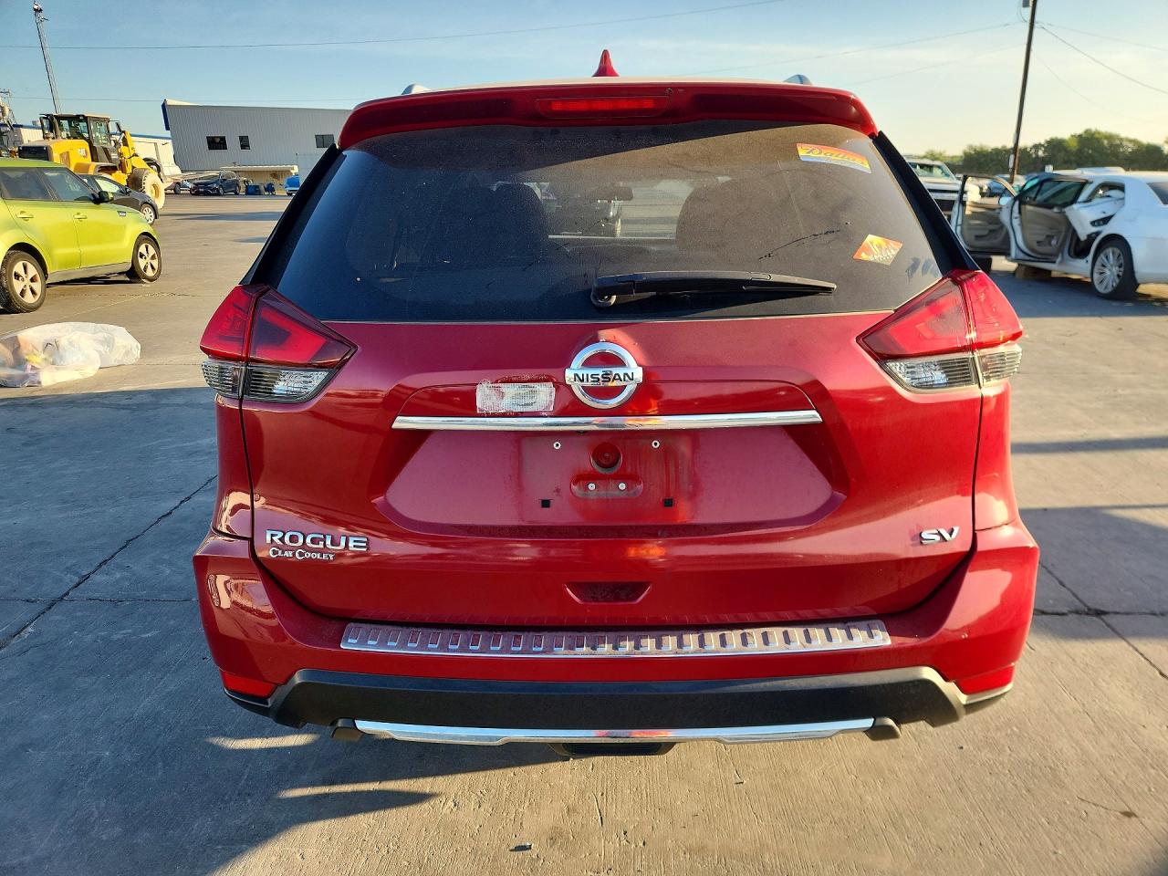 2017 Nissan Rogue Sv Red vin: JN8AT2MT5HW386035
