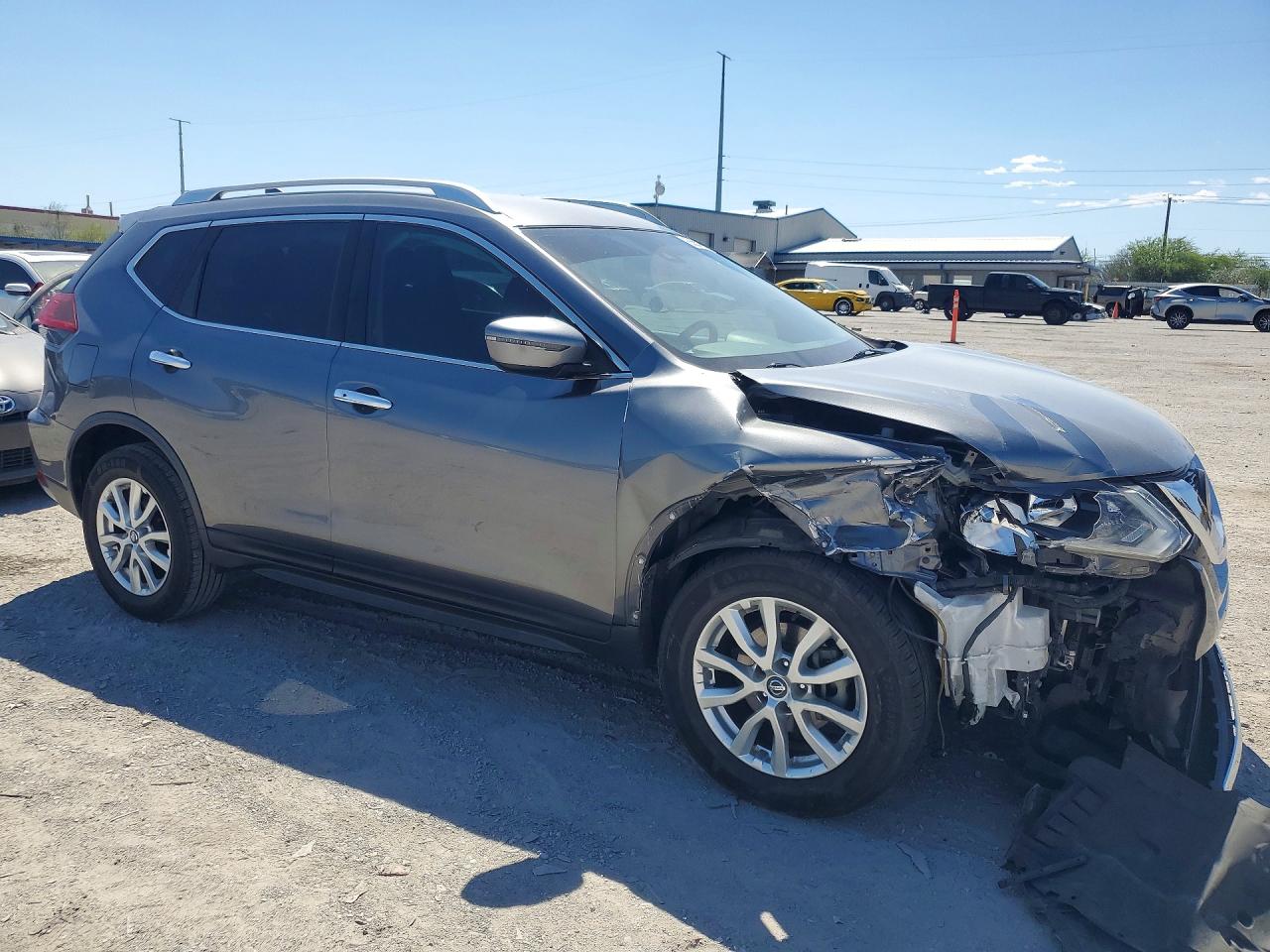 2020 Nissan Rogue Sv Gray vin: JN8AT2MT5LW014882