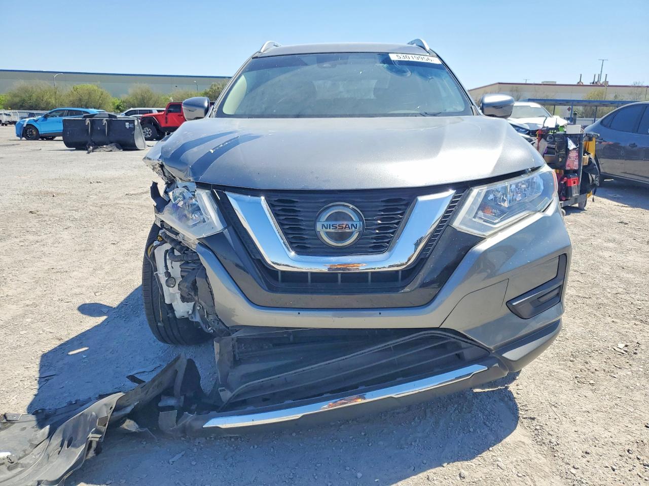 2020 Nissan Rogue Sv Gray vin: JN8AT2MT5LW014882