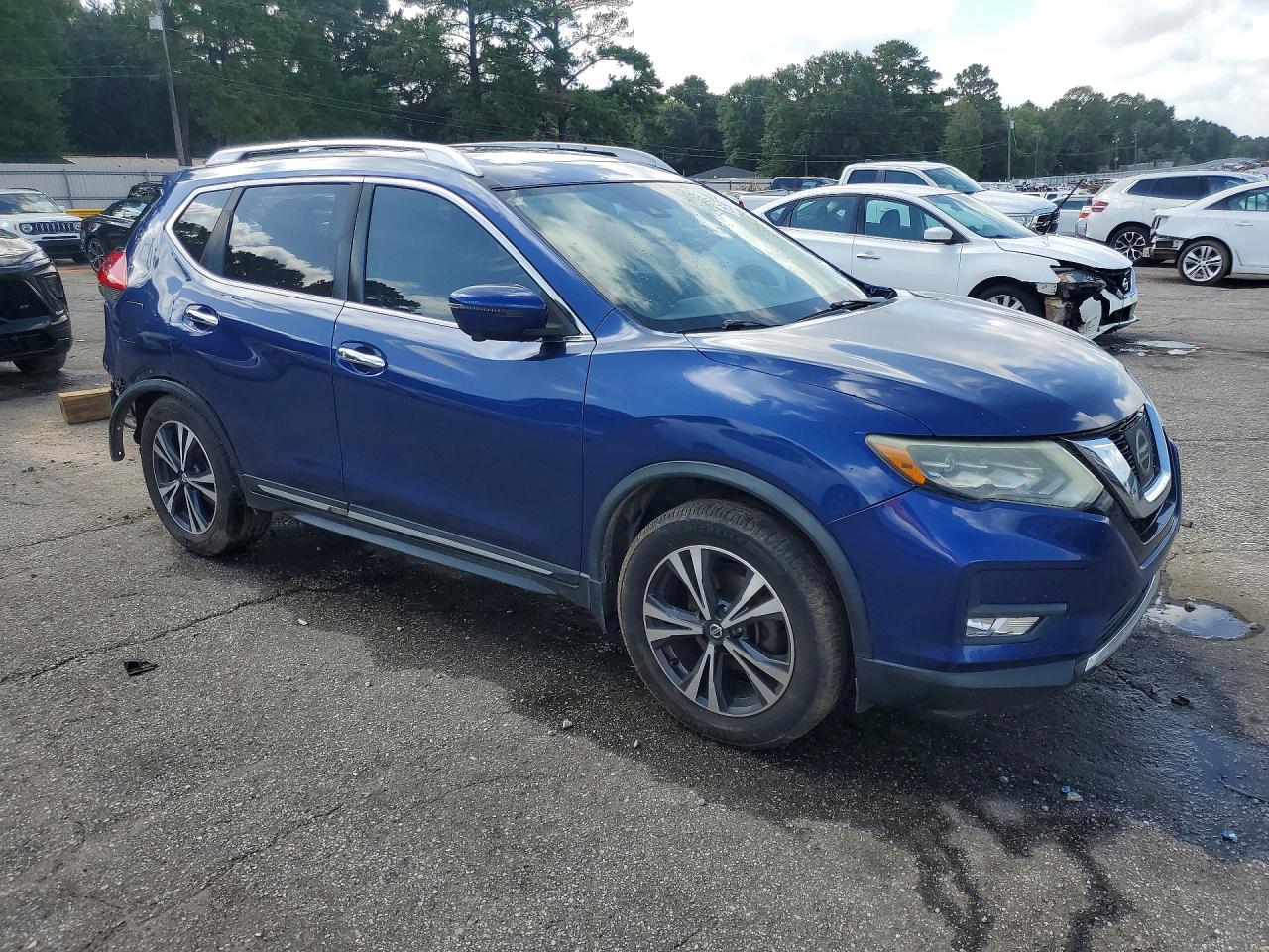 2017 Nissan Rogue Sl Blue vin: JN8AT2MT6HW143253