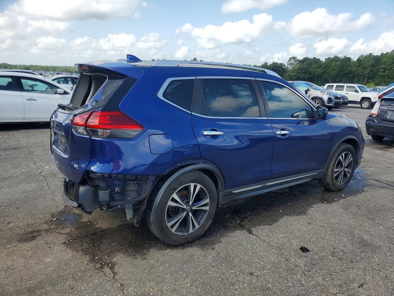 2017 Nissan Rogue Sl Blue vin: JN8AT2MT6HW143253