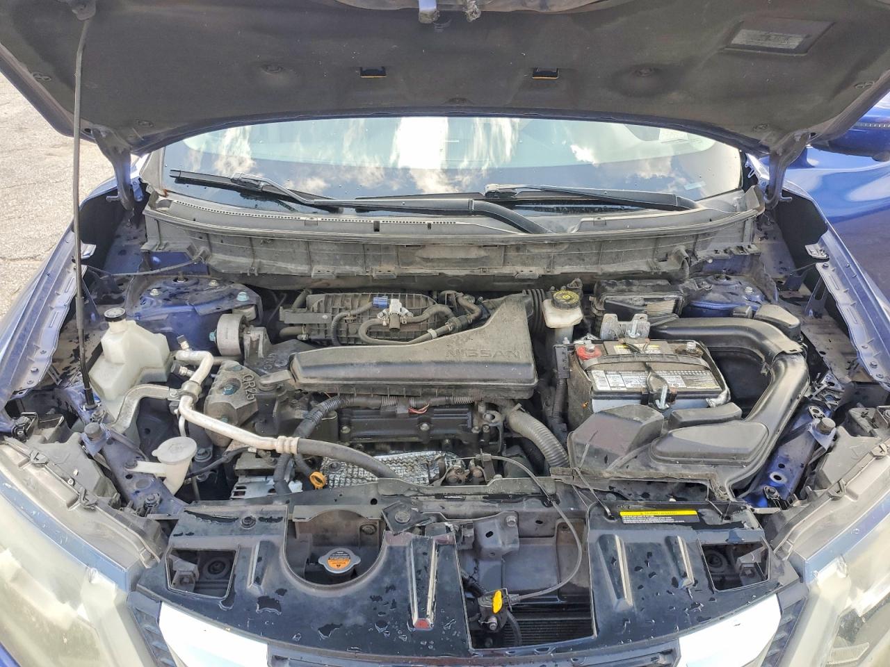 2017 Nissan Rogue Sl Blue vin: JN8AT2MT6HW143253