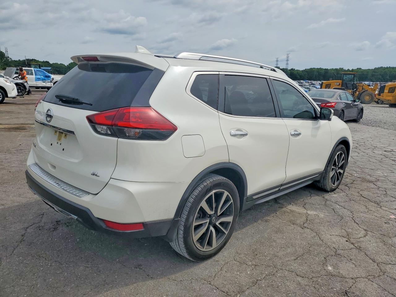 2018 Nissan Rogue Sl White vin: JN8AT2MT6JW490698