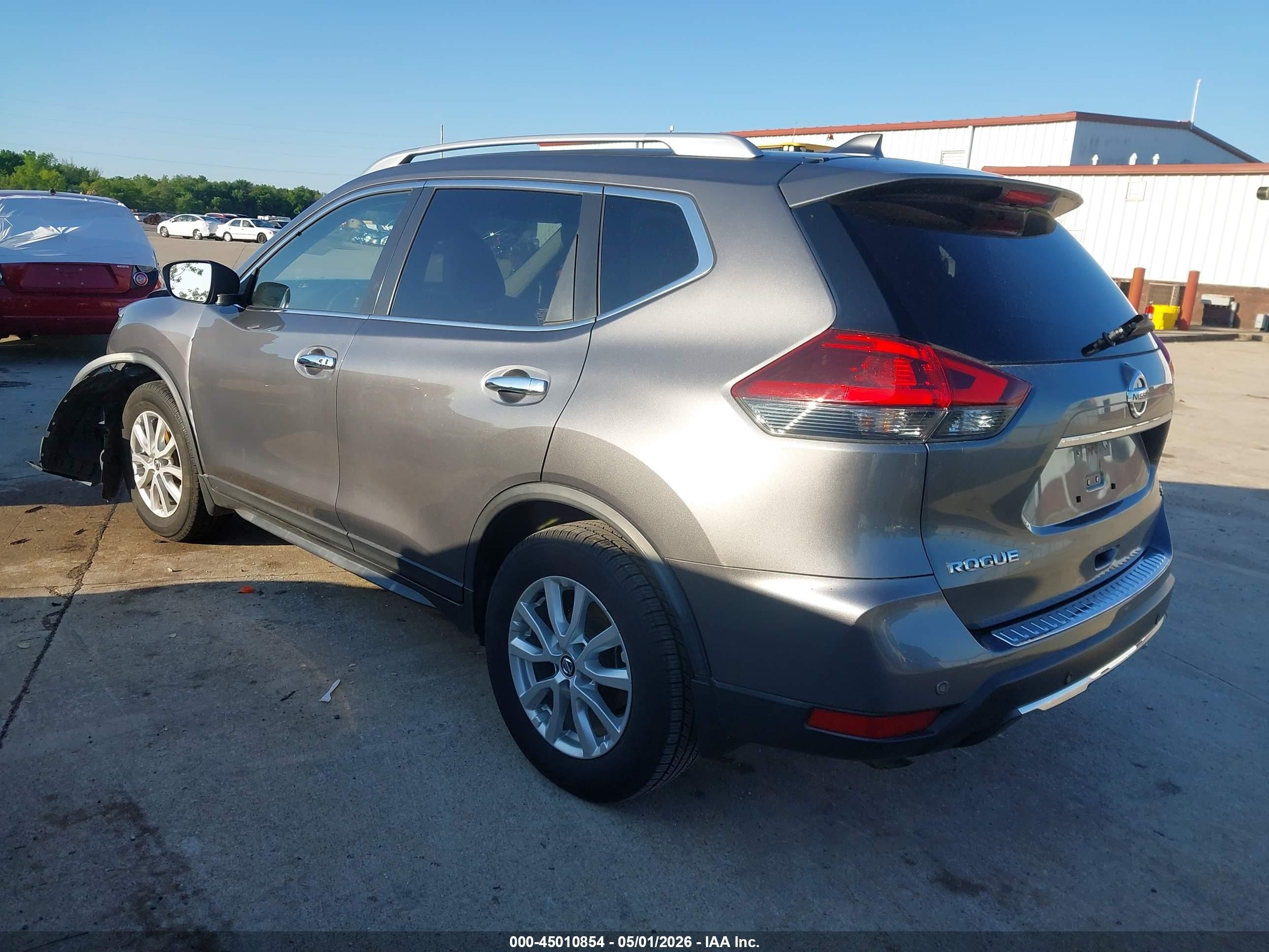 2020 Nissan Rogue Sv Fwd Серый vin: JN8AT2MT6LW036468