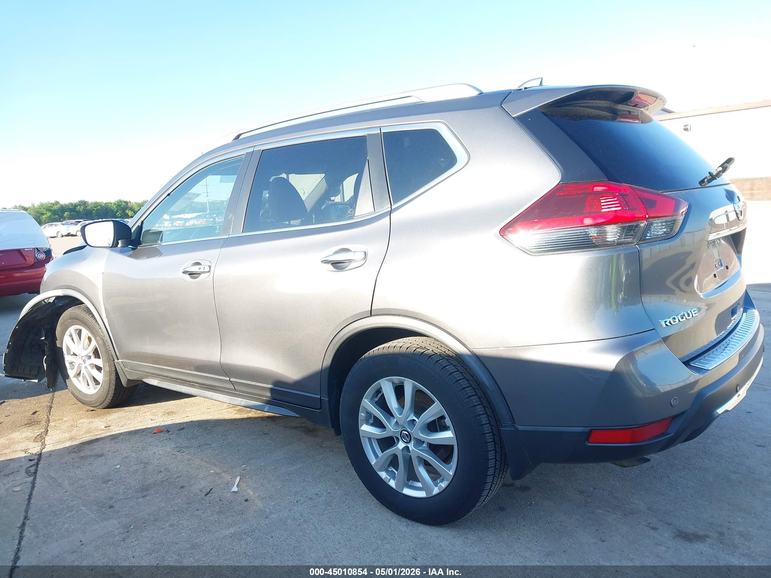 2020 Nissan Rogue Sv Fwd Серый vin: JN8AT2MT6LW036468