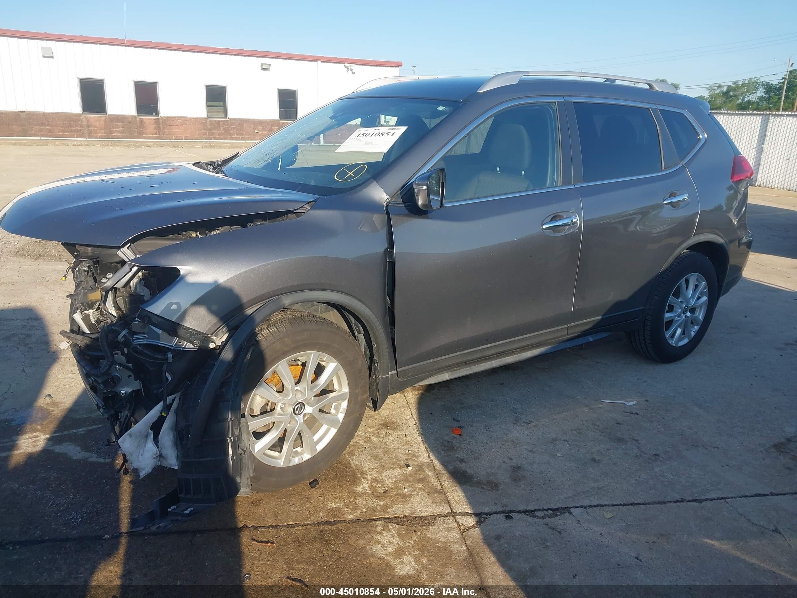 2020 Nissan Rogue Sv Fwd Серый vin: JN8AT2MT6LW036468