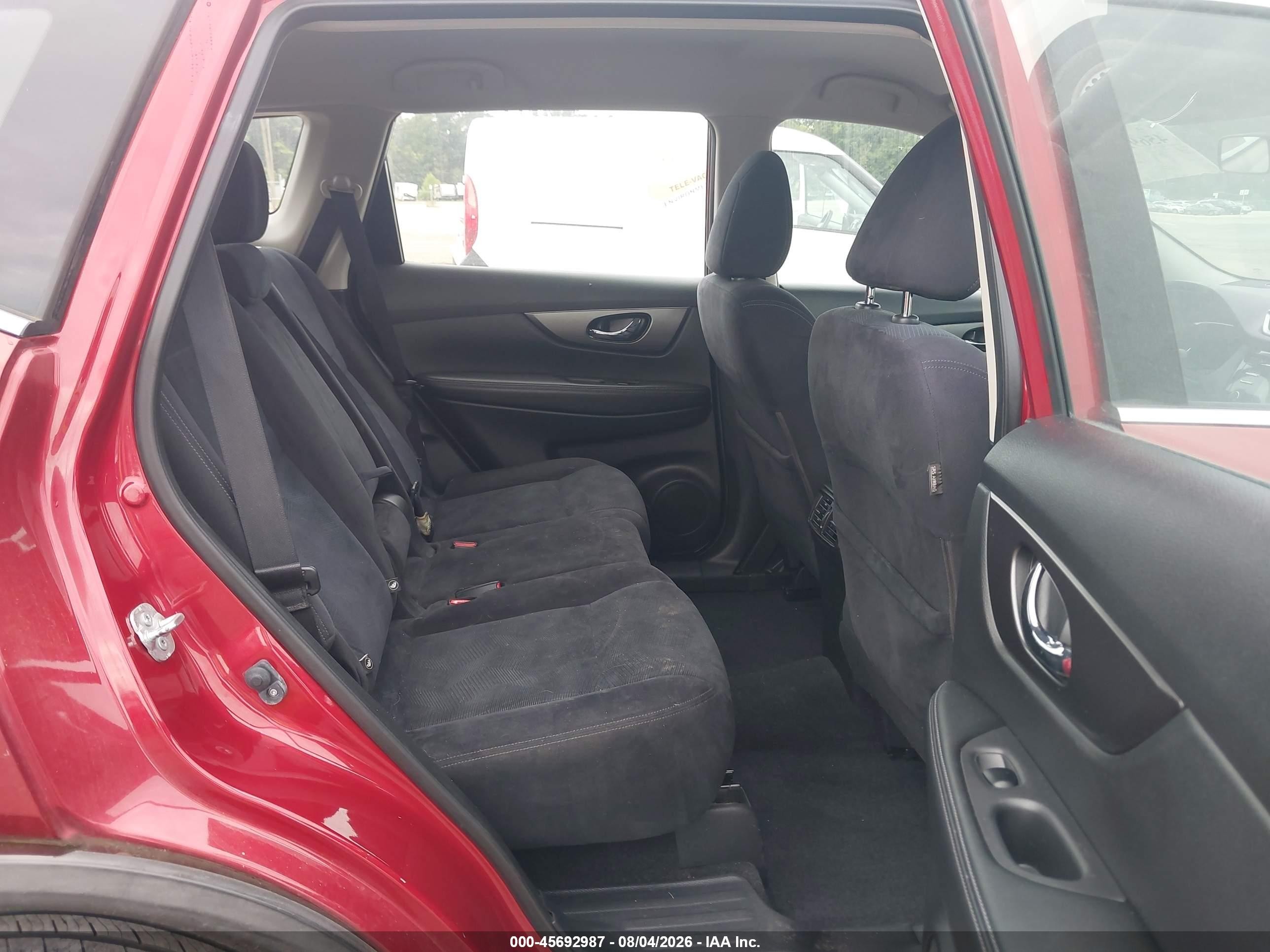 2016 Nissan Rogue S Red vin: JN8AT2MT7GW020947