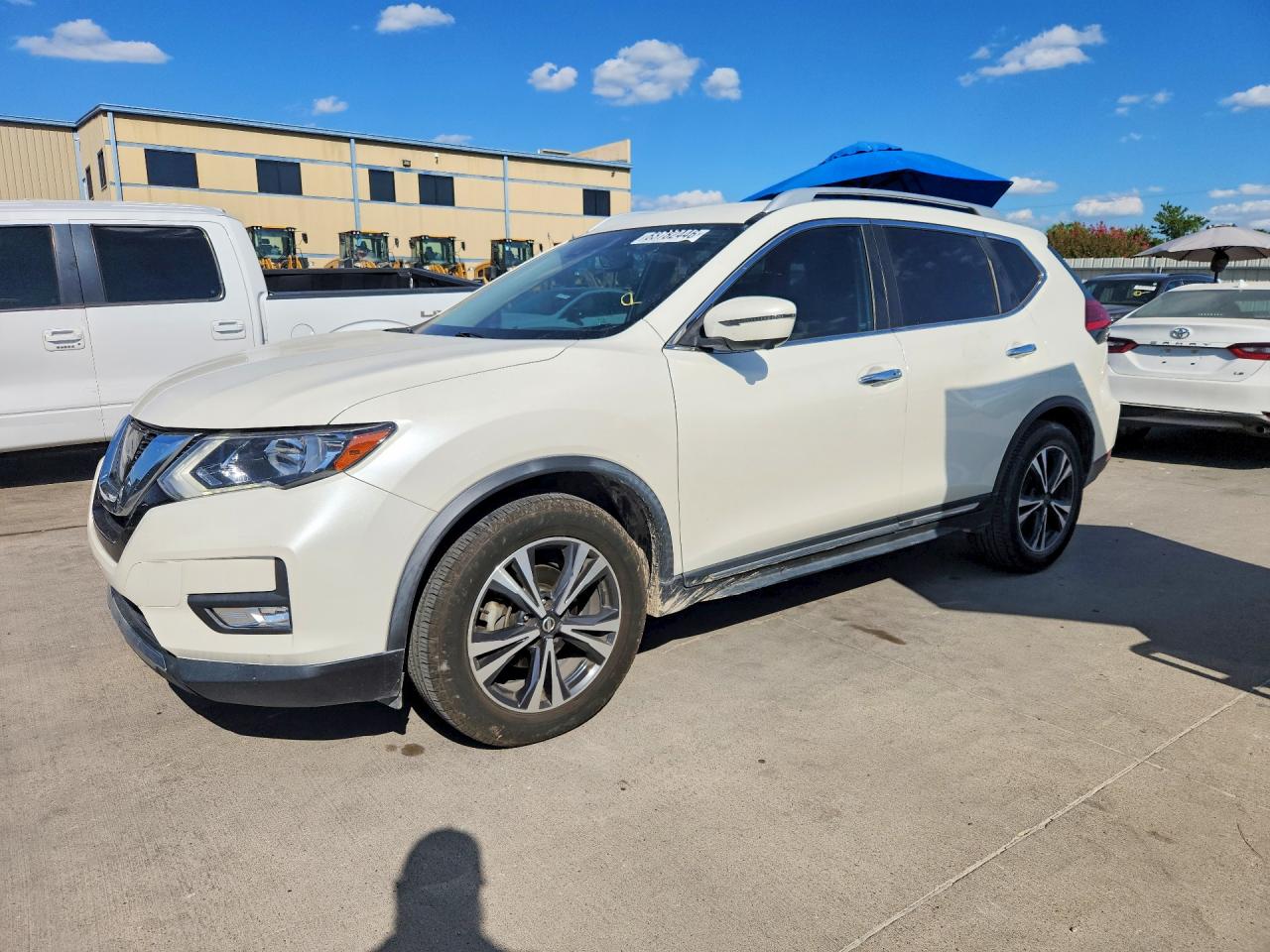 2017 Nissan Rogue Sl White vin: JN8AT2MT7HW398865
