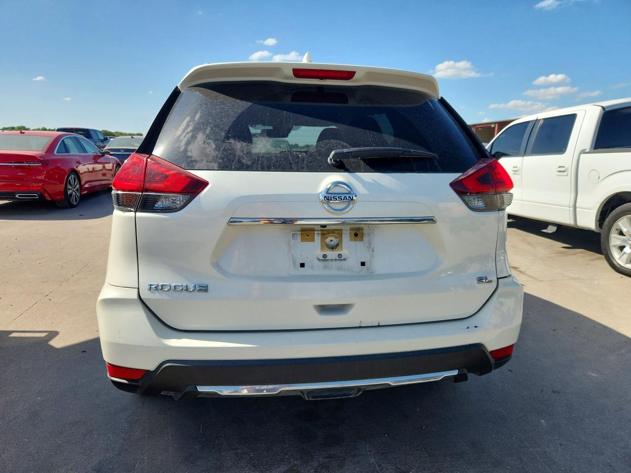 2017 Nissan Rogue Sl Белый vin: JN8AT2MT7HW398865
