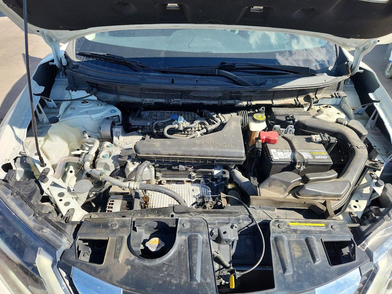 2017 Nissan Rogue Sl Белый vin: JN8AT2MT7HW398865