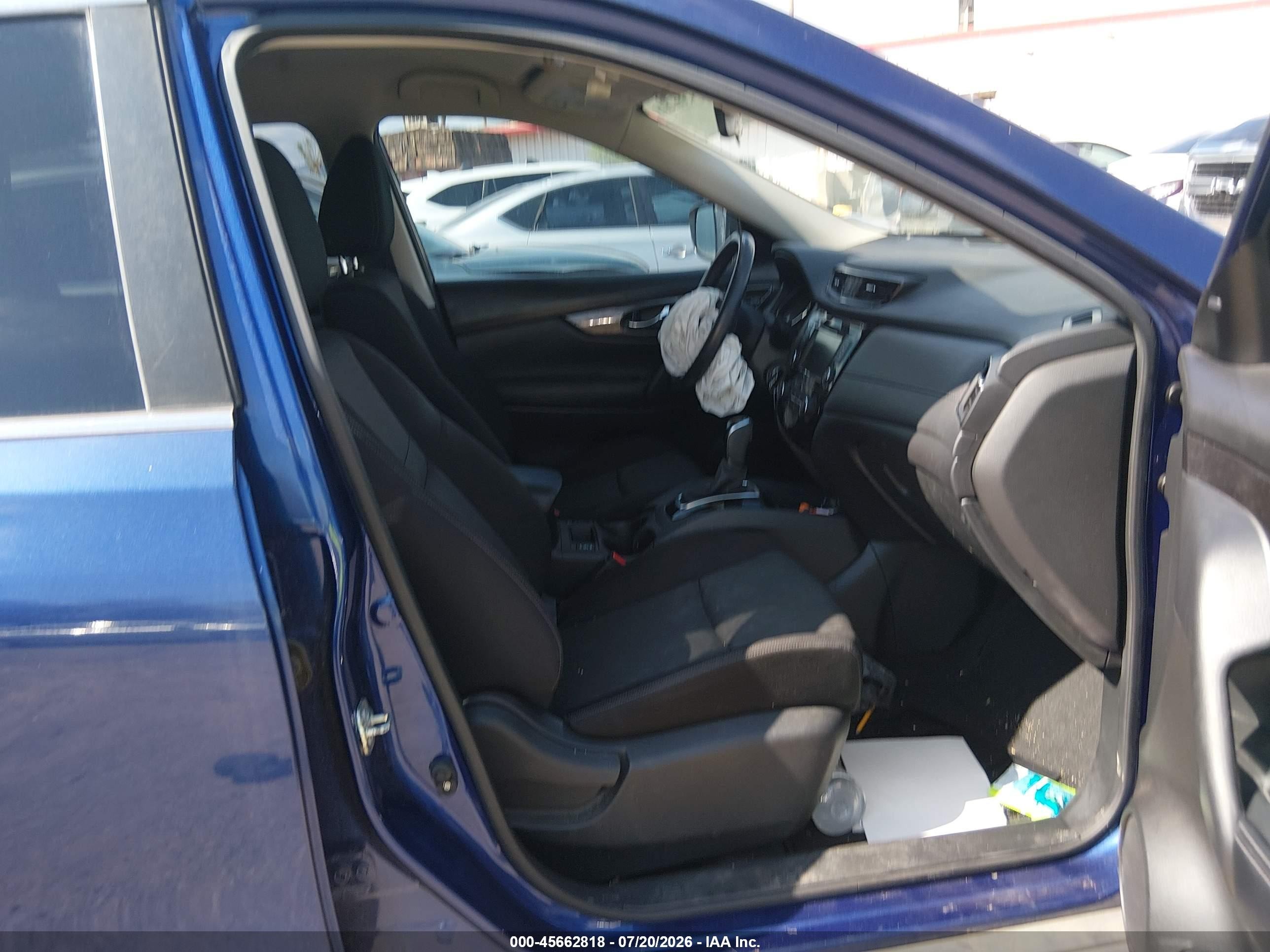 2019 Nissan Rogue S Синий vin: JN8AT2MT7KW267717