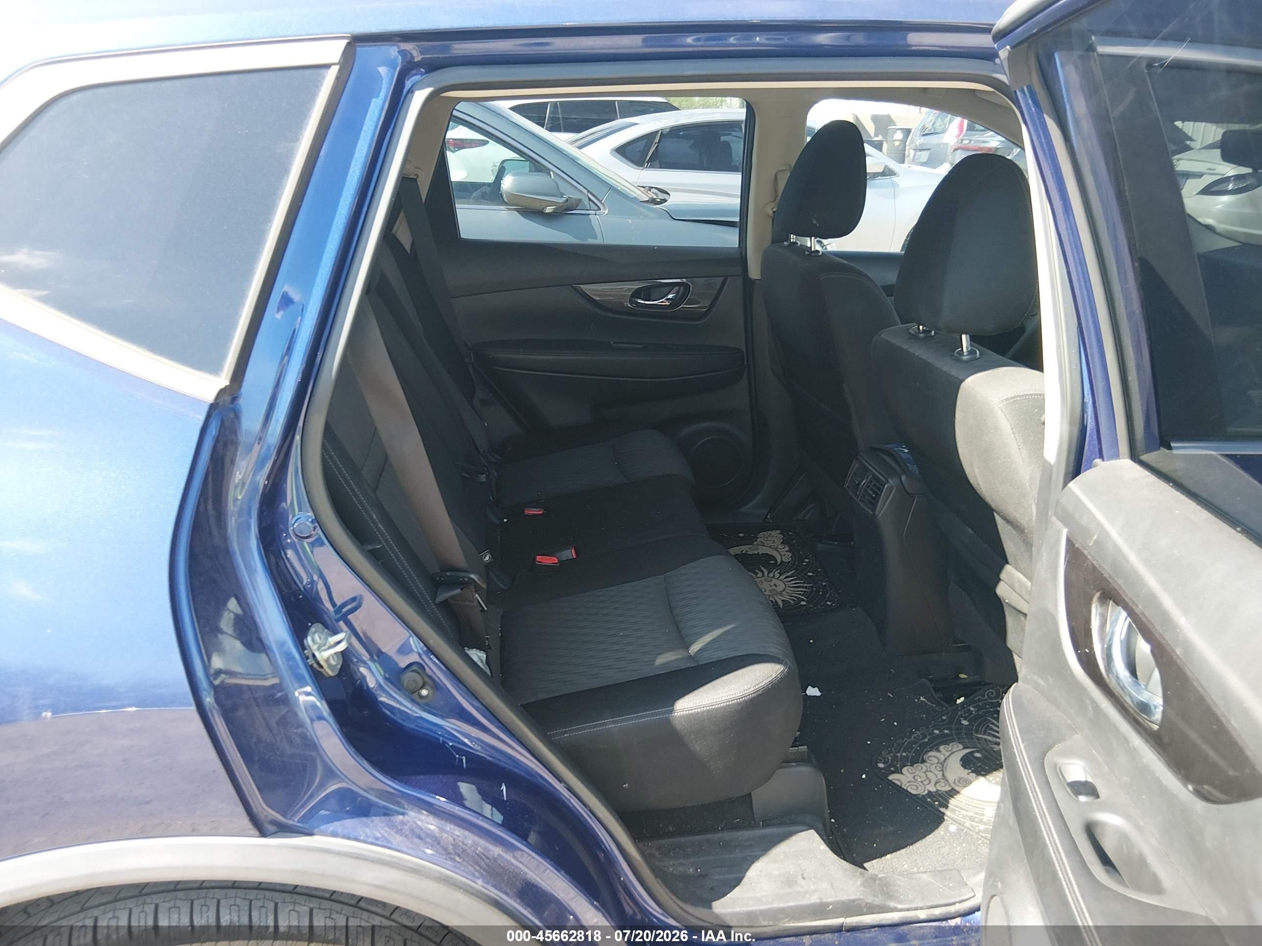 2019 Nissan Rogue S Синий vin: JN8AT2MT7KW267717