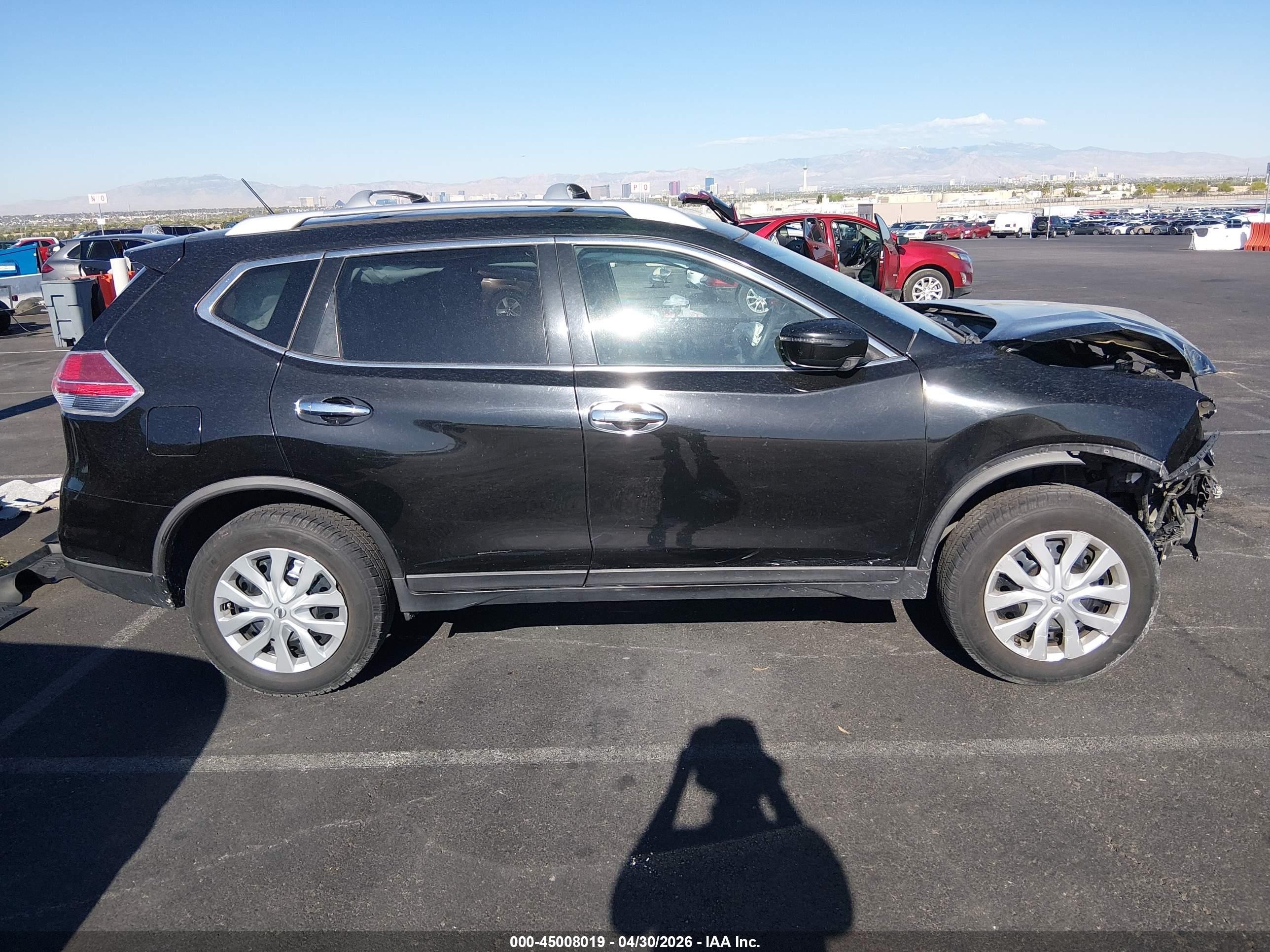 2016 Nissan Rogue S Black vin: JN8AT2MT8GW000982