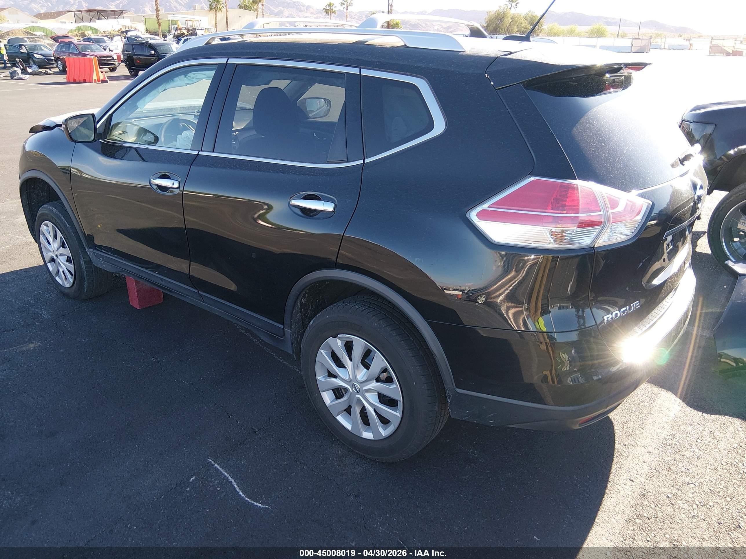 2016 Nissan Rogue S Black vin: JN8AT2MT8GW000982