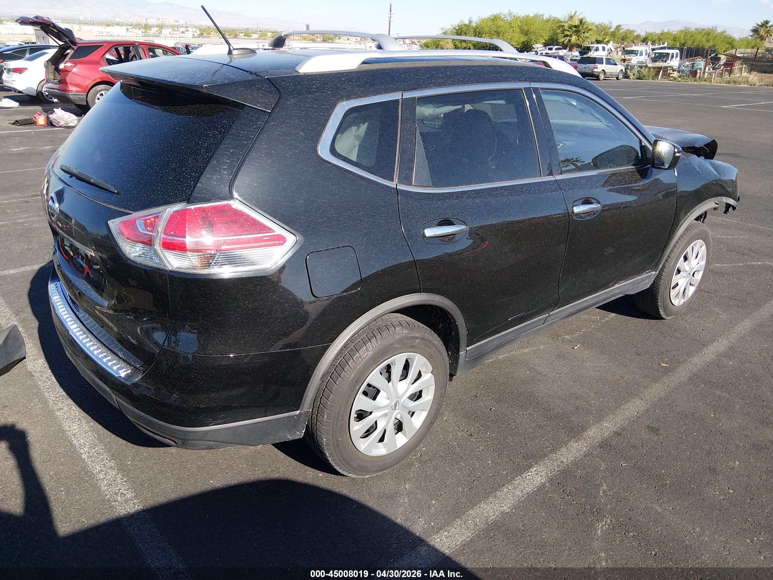 2016 Nissan Rogue S Black vin: JN8AT2MT8GW000982