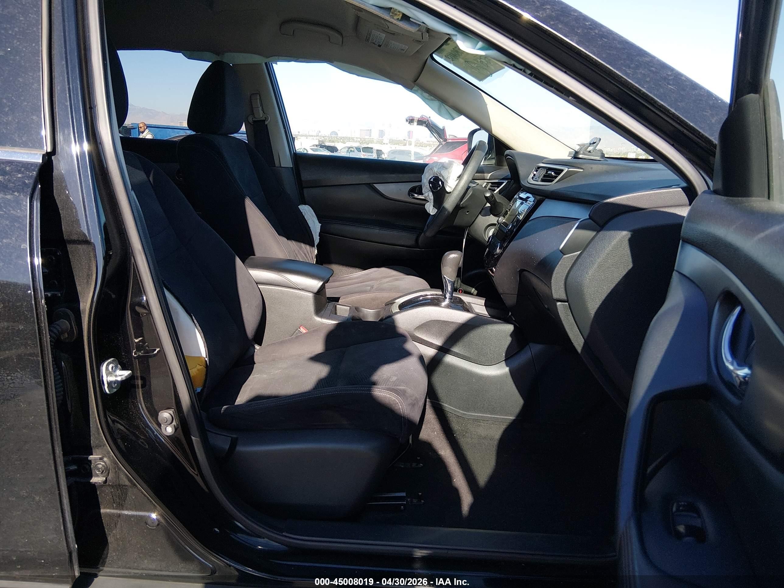 2016 Nissan Rogue S Black vin: JN8AT2MT8GW000982