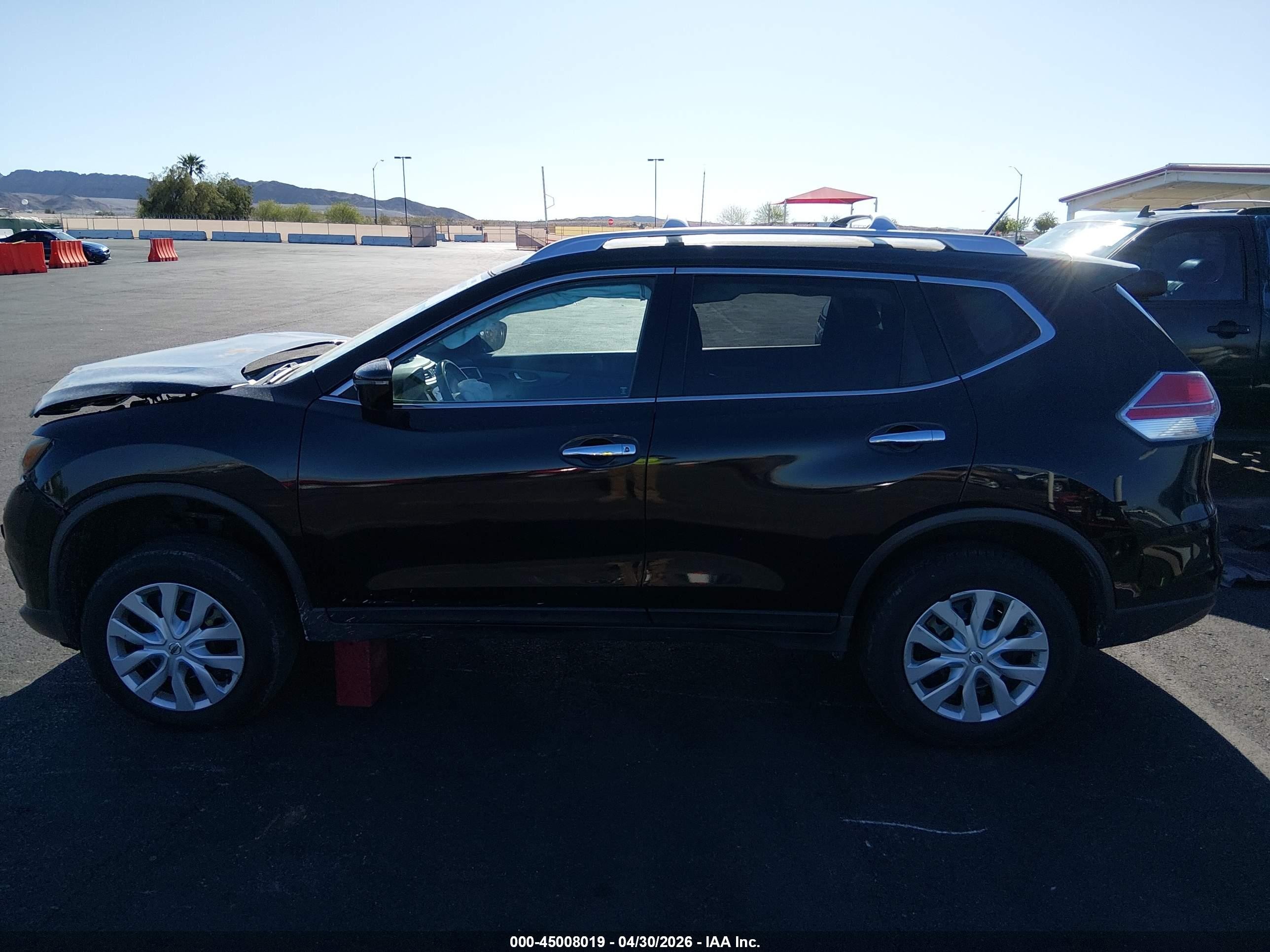 2016 Nissan Rogue S Black vin: JN8AT2MT8GW000982