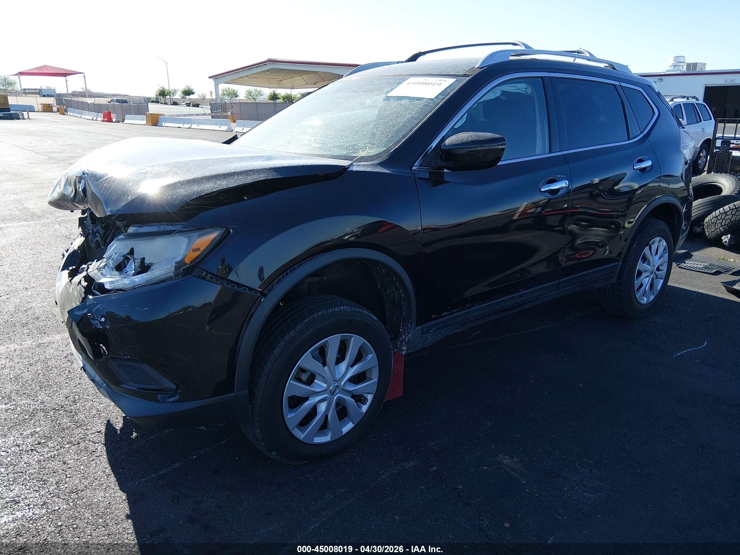 2016 Nissan Rogue S Black vin: JN8AT2MT8GW000982