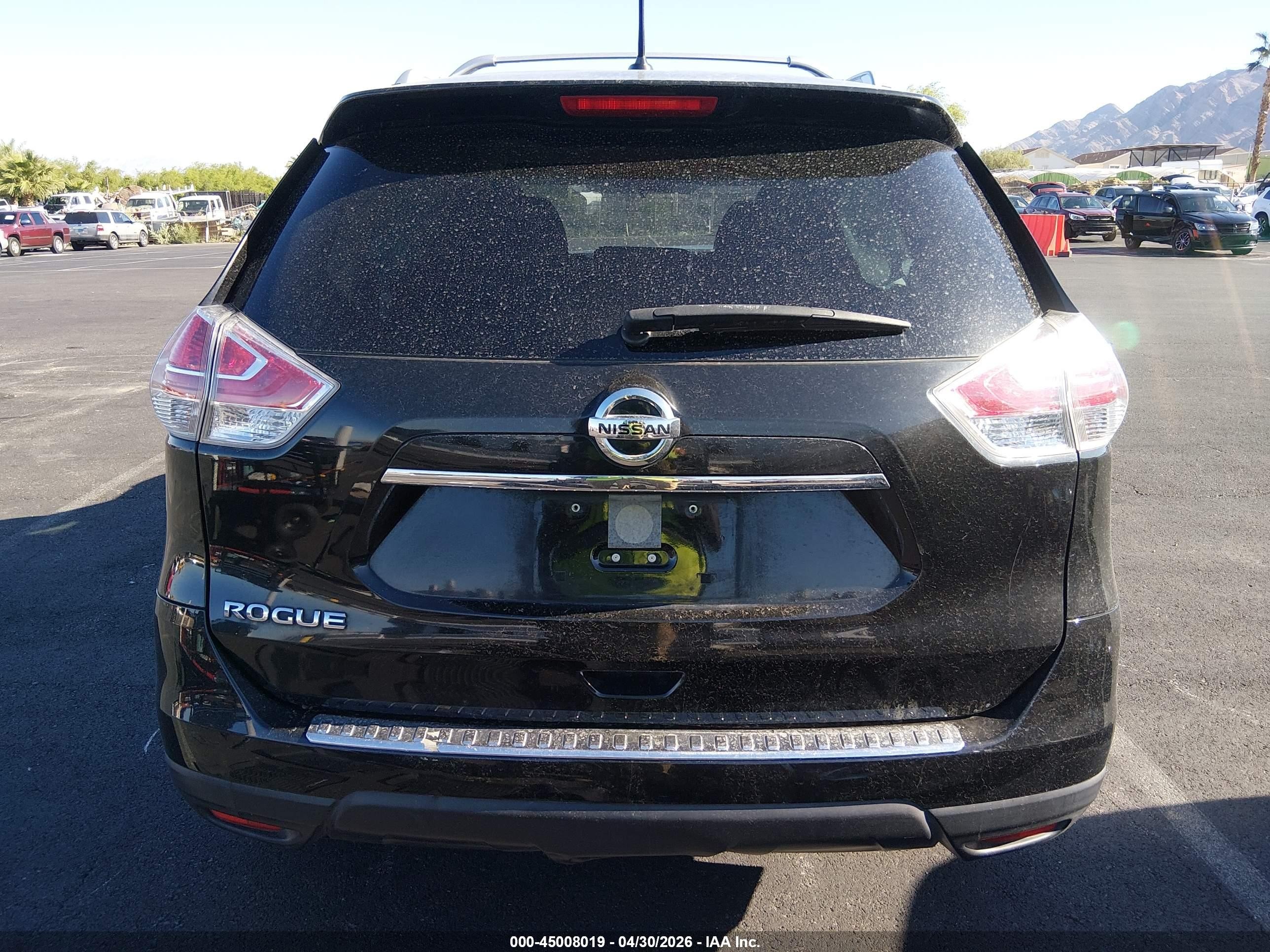 2016 Nissan Rogue S Black vin: JN8AT2MT8GW000982