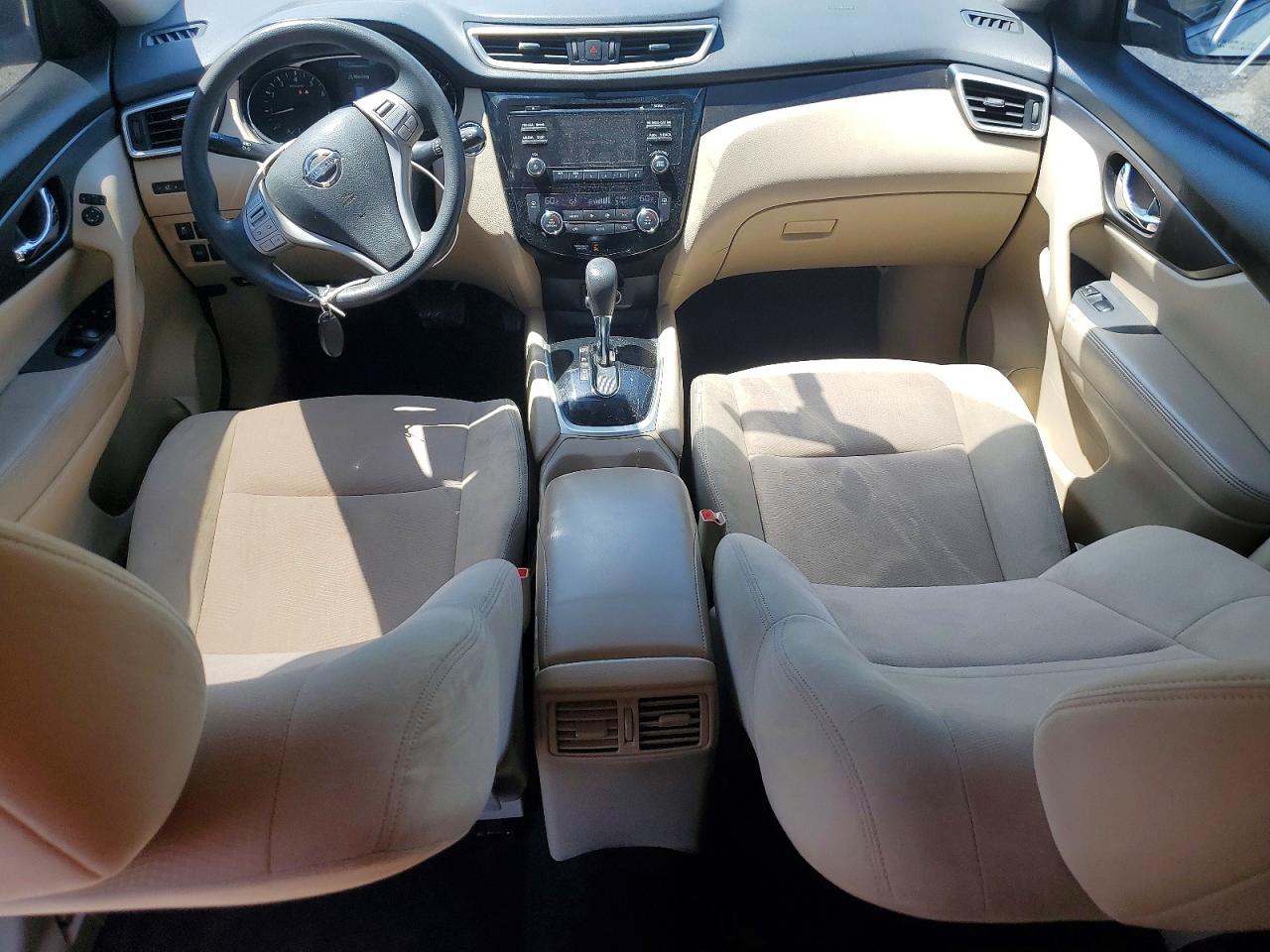 2016 Nissan Rogue Sv Белый vin: JN8AT2MT8GW029172