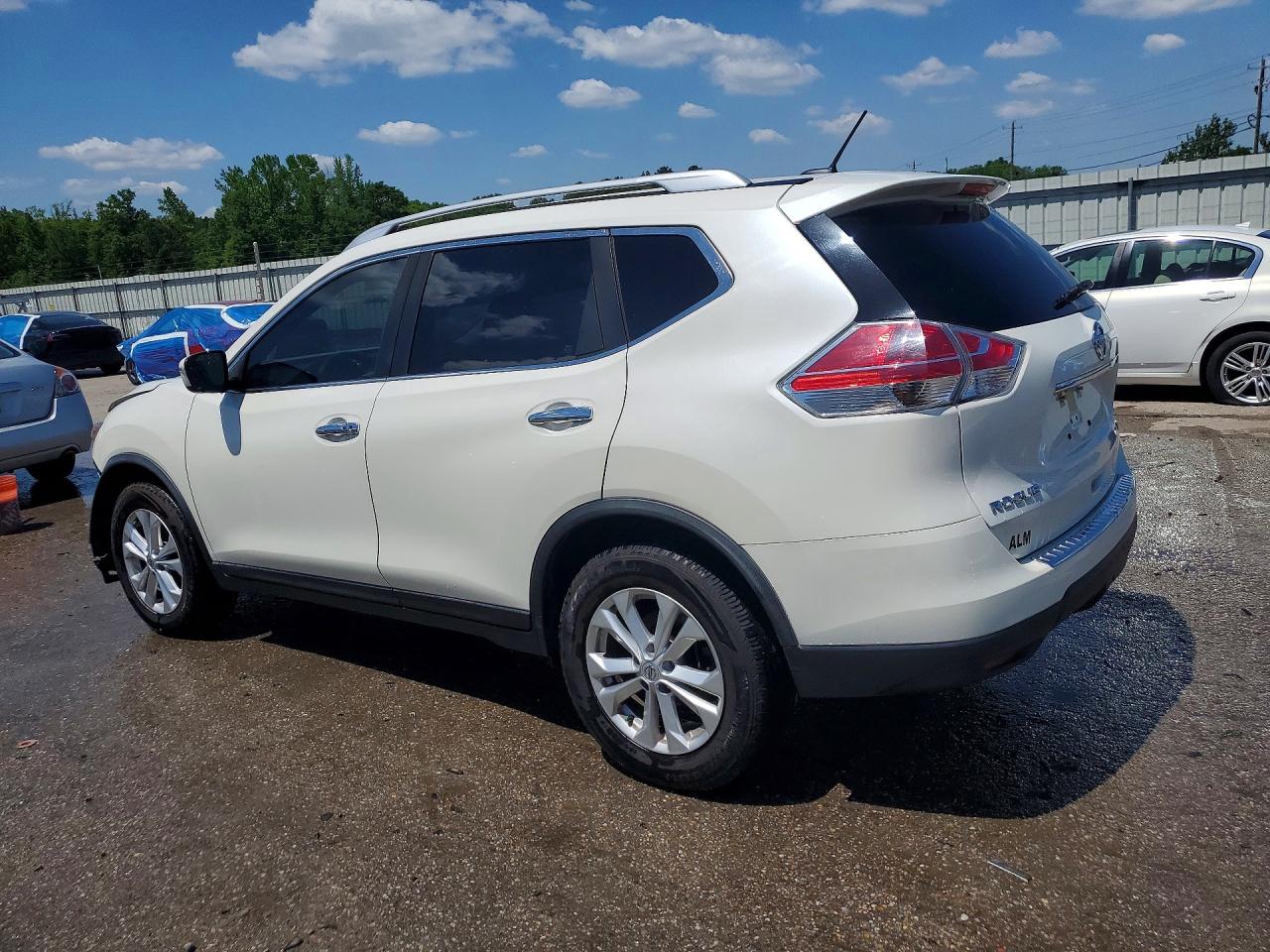 2016 Nissan Rogue Sv Белый vin: JN8AT2MT8GW029172