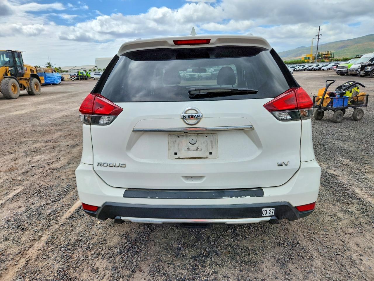 2017 Nissan Rogue Sv White vin: JN8AT2MT8HW153721