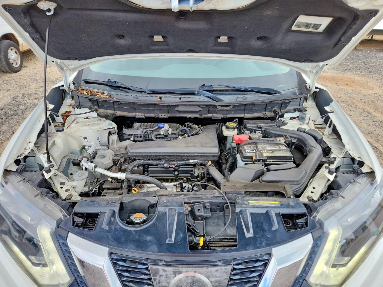 2017 Nissan Rogue Sv White vin: JN8AT2MT8HW153721