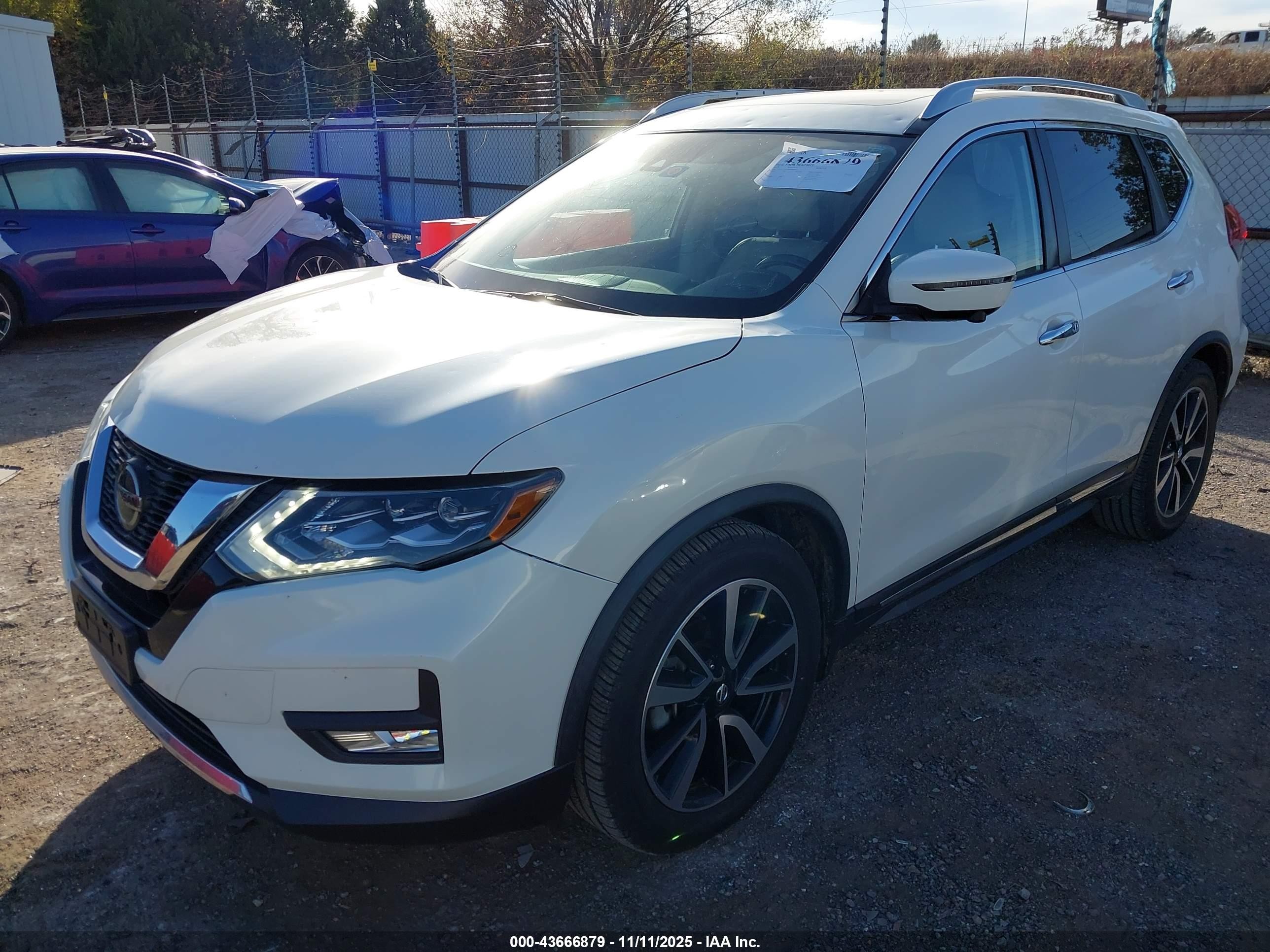 2018 Nissan Rogue Sl Белый vin: JN8AT2MT8JW468055