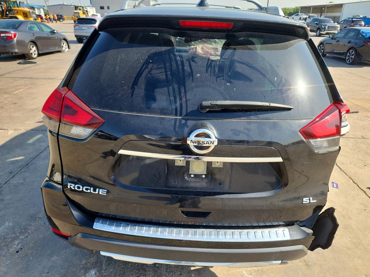2017 Nissan Rogue S Черный vin: JN8AT2MTXHW140307