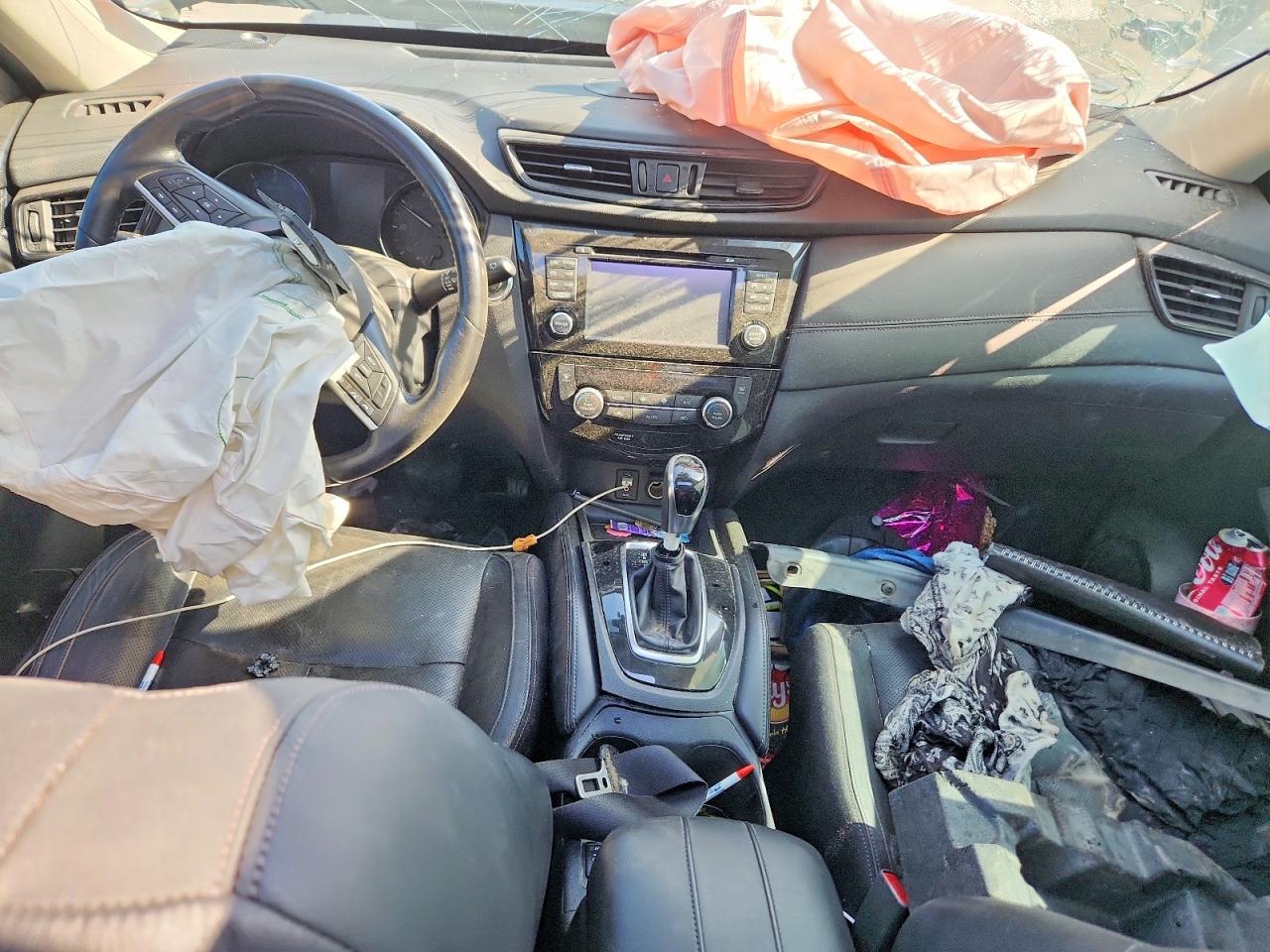 2017 Nissan Rogue S Черный vin: JN8AT2MTXHW140307