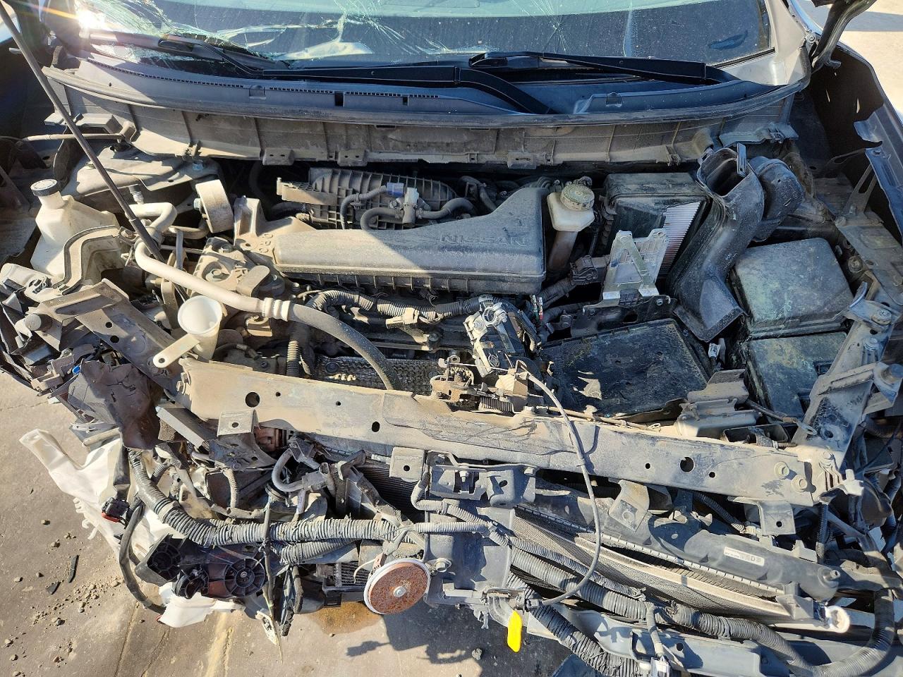 2017 Nissan Rogue S Черный vin: JN8AT2MTXHW140307